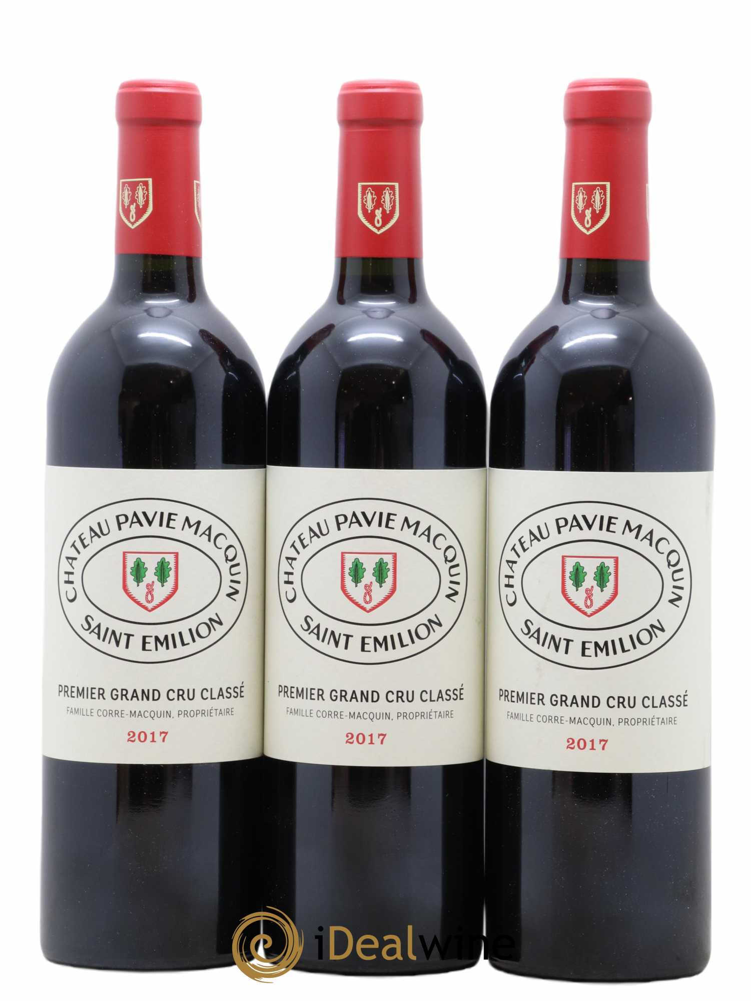 Château Pavie Macquin 1er Grand Cru Classé B 2017 - Lot of 3 bottles - 0