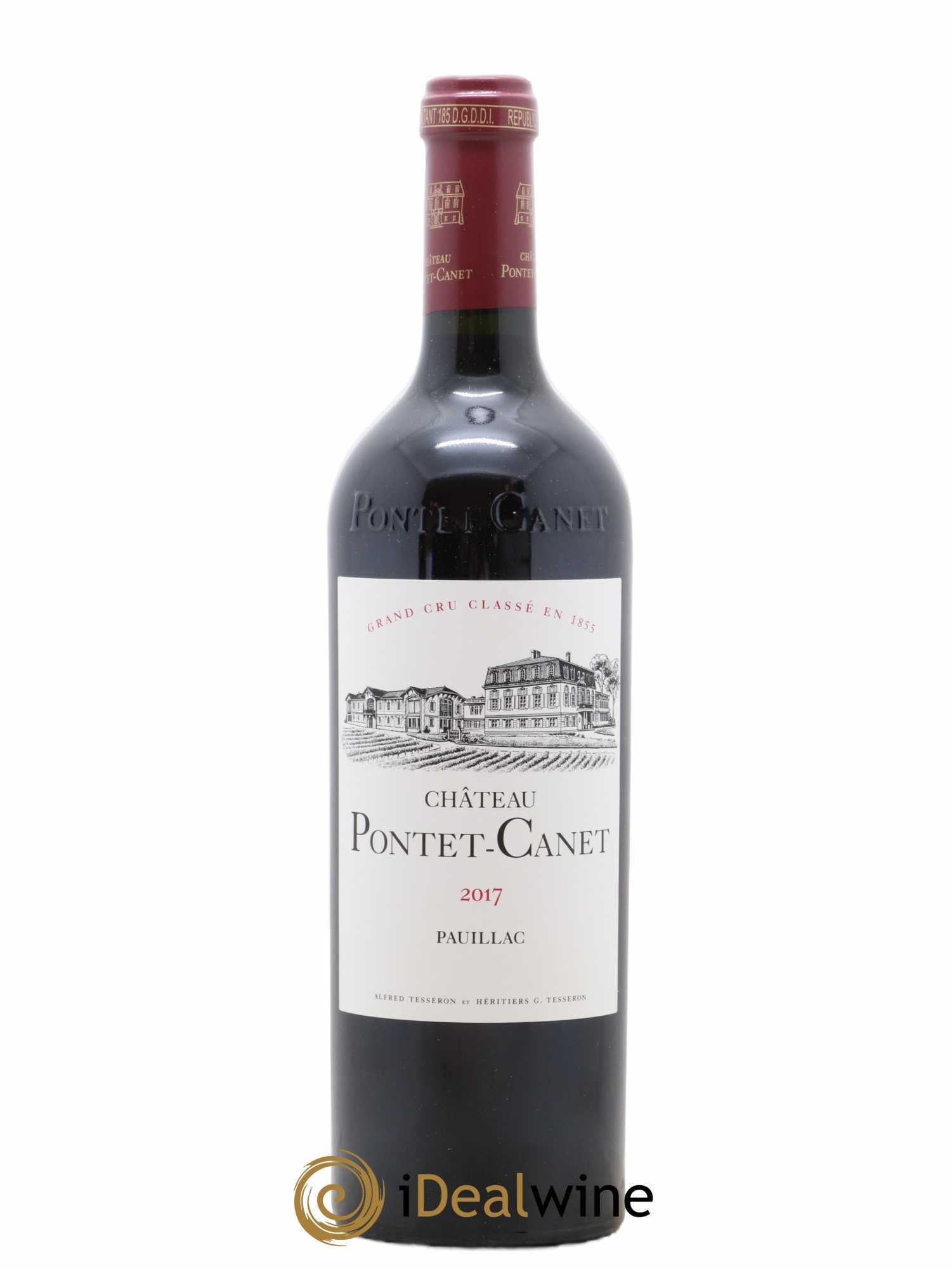 Château Pontet Canet 5ème Grand Cru Classé 2017 - Lot de 1 bouteille - 0