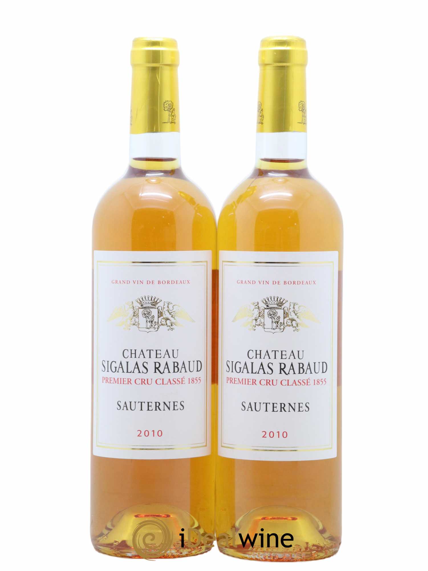 Château Sigalas Rabaud 1er Grand Cru Classé (senza prezzo di riserva) 2010 - Lotto di 2 bottiglie - 0
