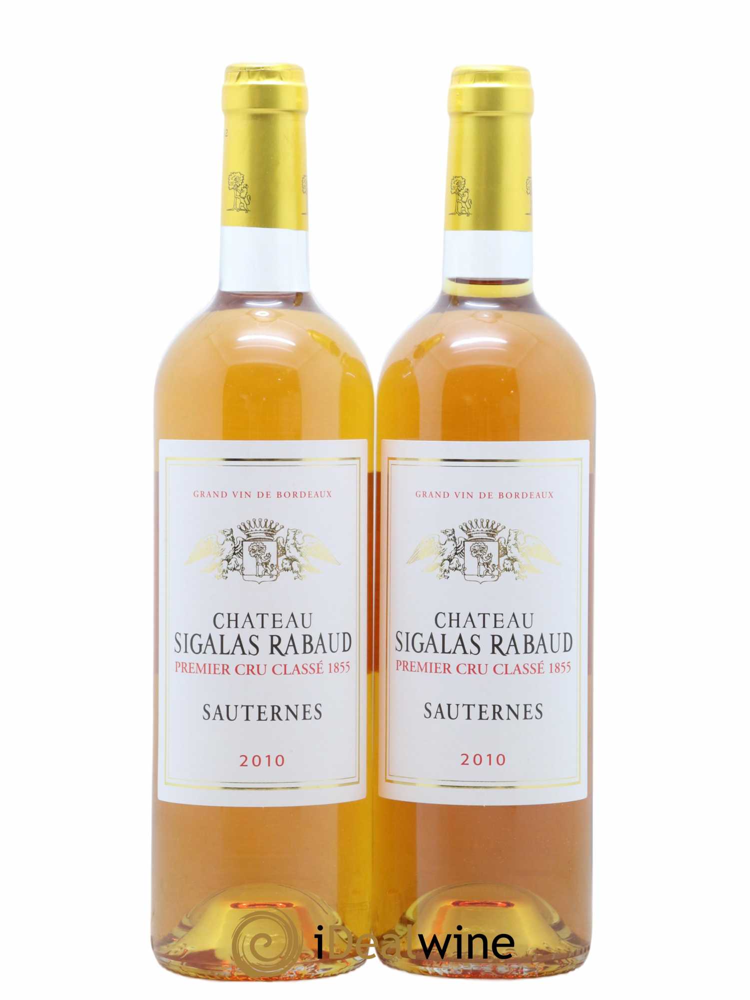 Château Sigalas Rabaud 1er Grand Cru Classé (senza prezzo di riserva) 2010 - Lotto di 2 bottiglie - 0