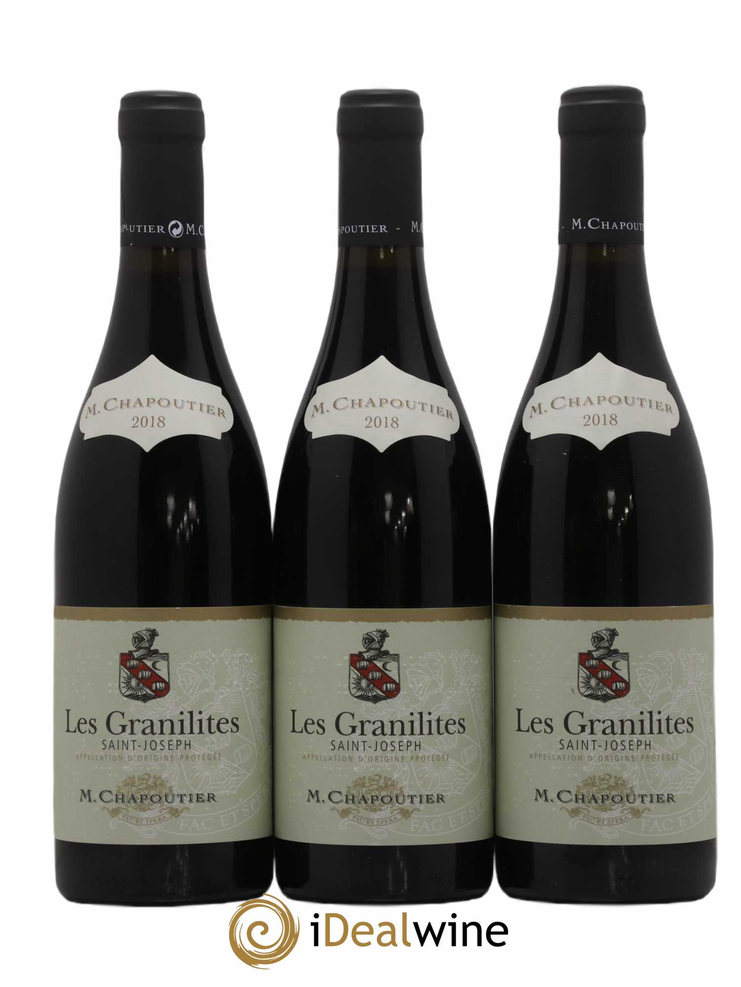 Saint-Joseph Les Granilites Chapoutier 2018 - Lot de 3 bouteilles - 0