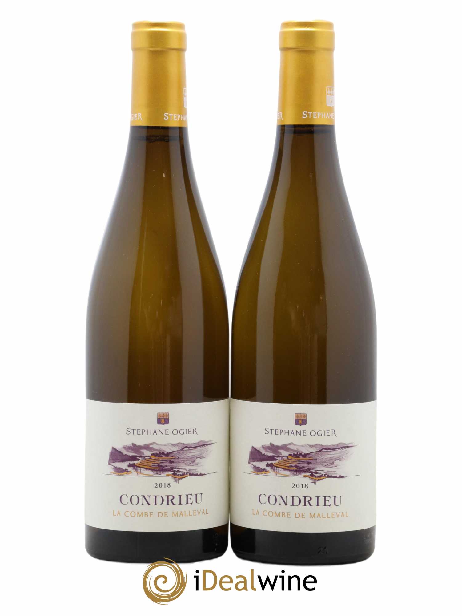 Condrieu La Combe de Malleval Stéphane Ogier 2018 - Lot de 2 bouteilles - 0