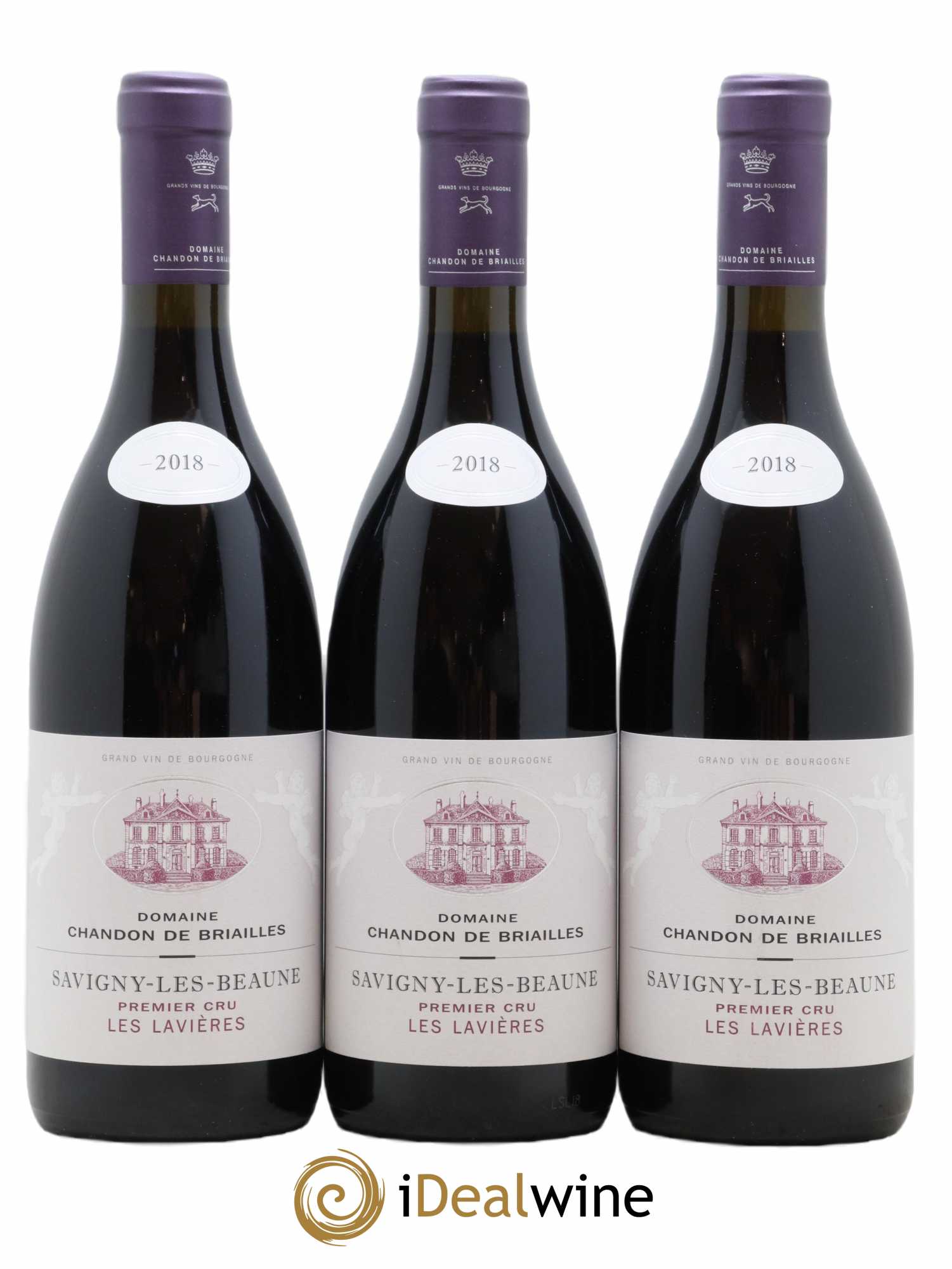 Savigny-lès-Beaune 1er Cru Les Lavières Chandon de Briailles 2018 - Lot de 3 bouteilles - 0