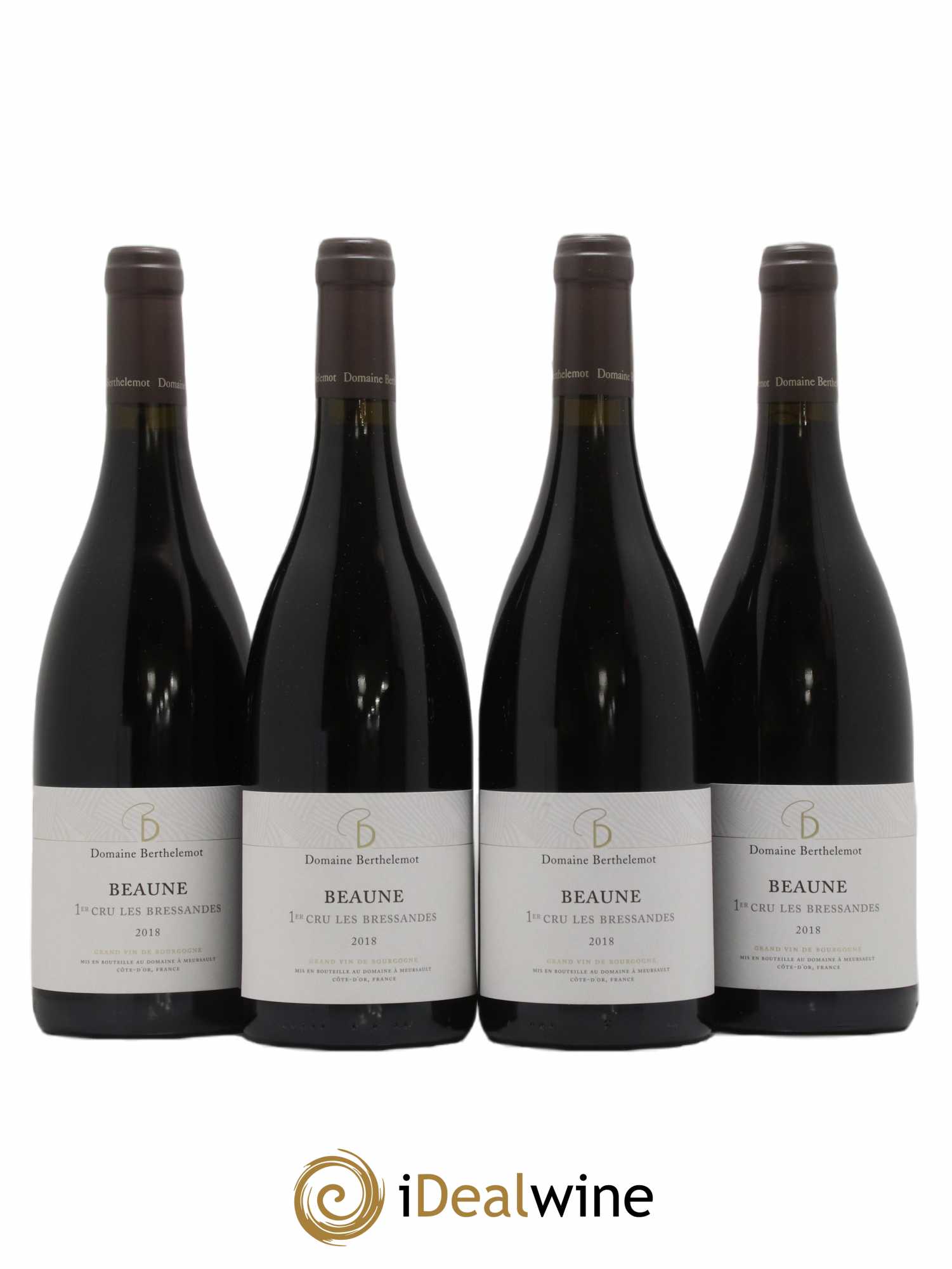 Beaune 1er Cru Les Bressandes Berthelemot 2018 - Posten von 4 Flaschen - 0