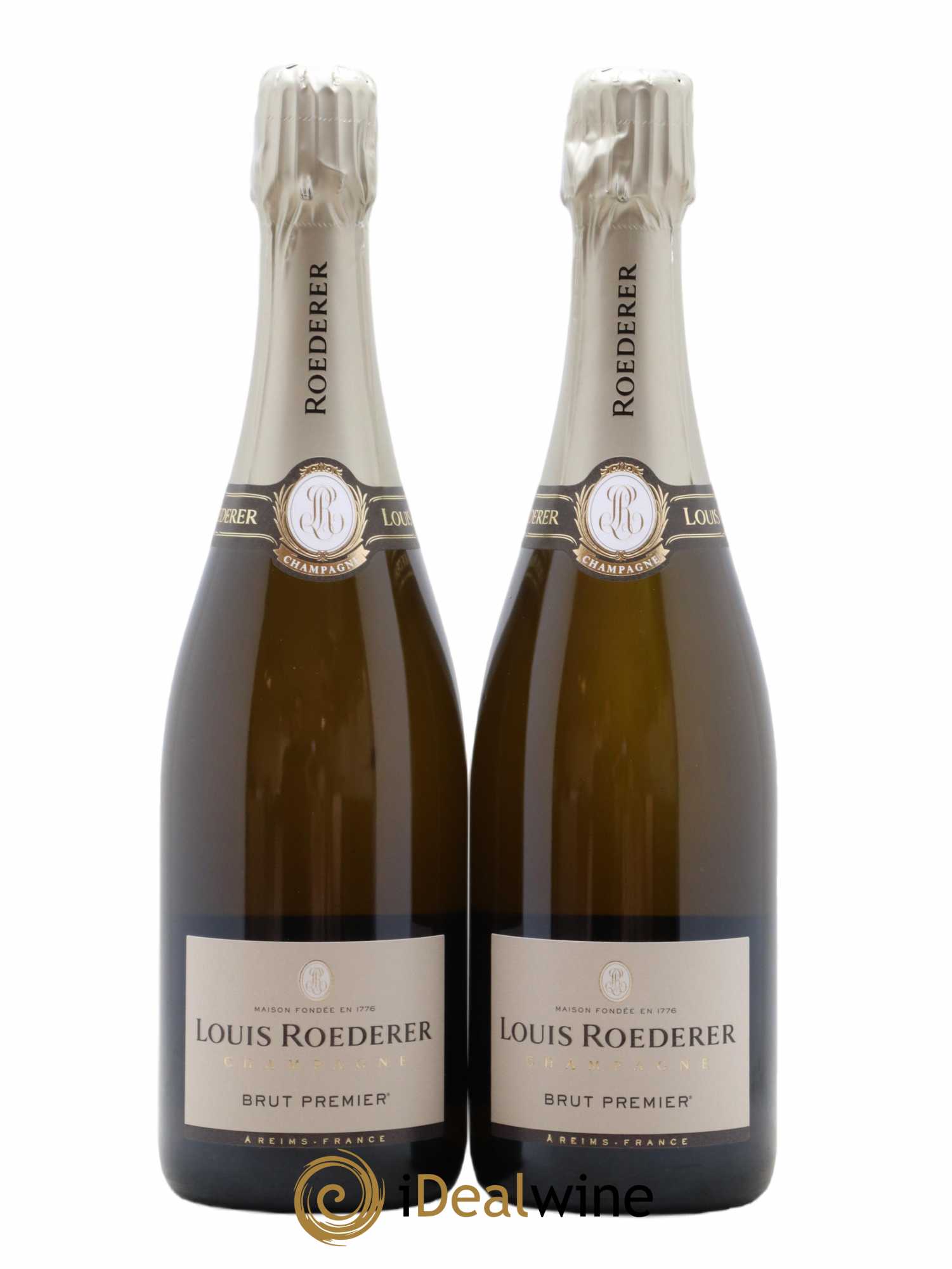 Premier Brut Louis Roederer  (senza prezzo di riserva) - Lotto di 2 bottiglie - 1