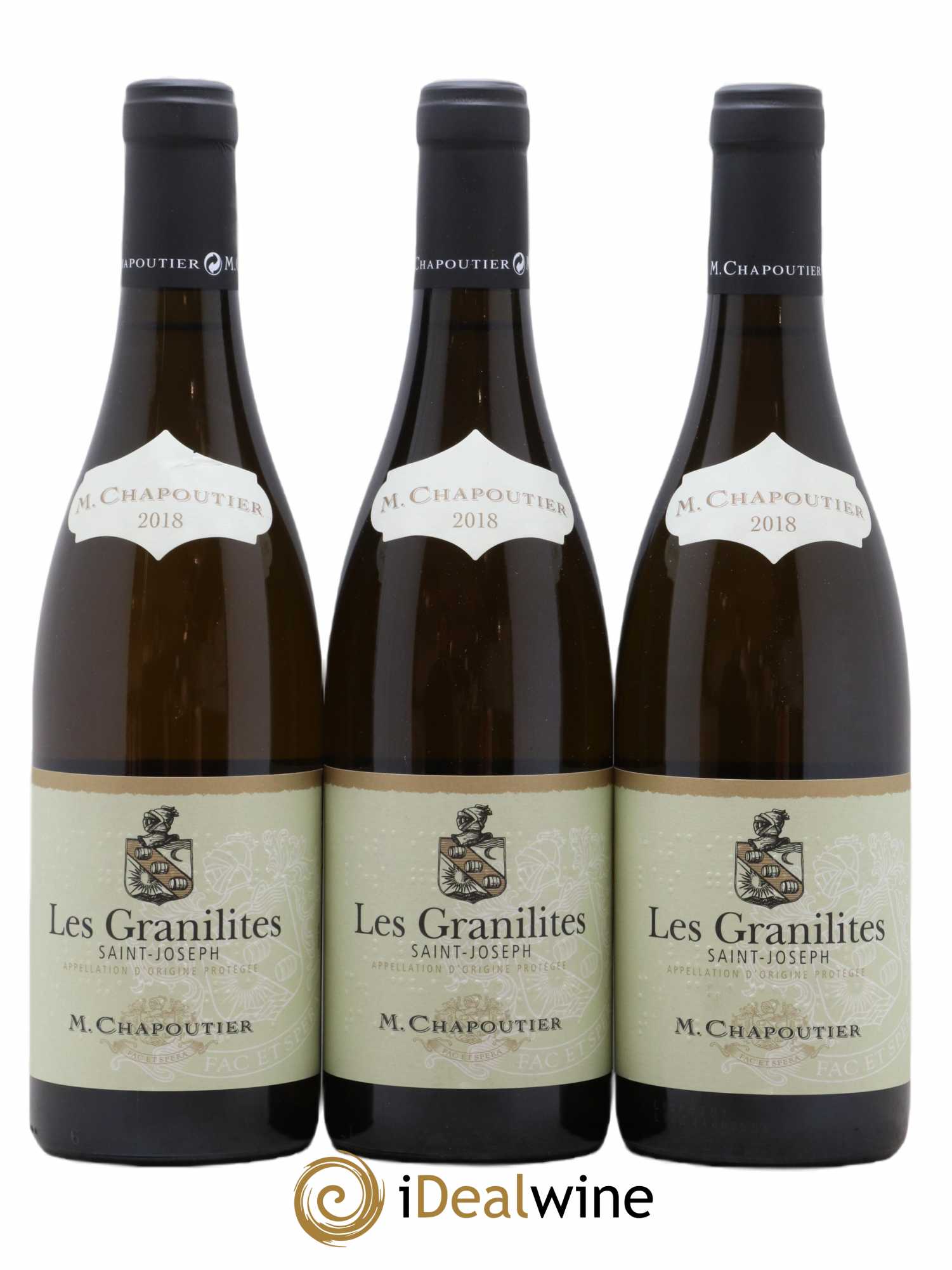 Saint-Joseph Les Granilites Chapoutier 2018 - Lot de 3 bouteilles - 0