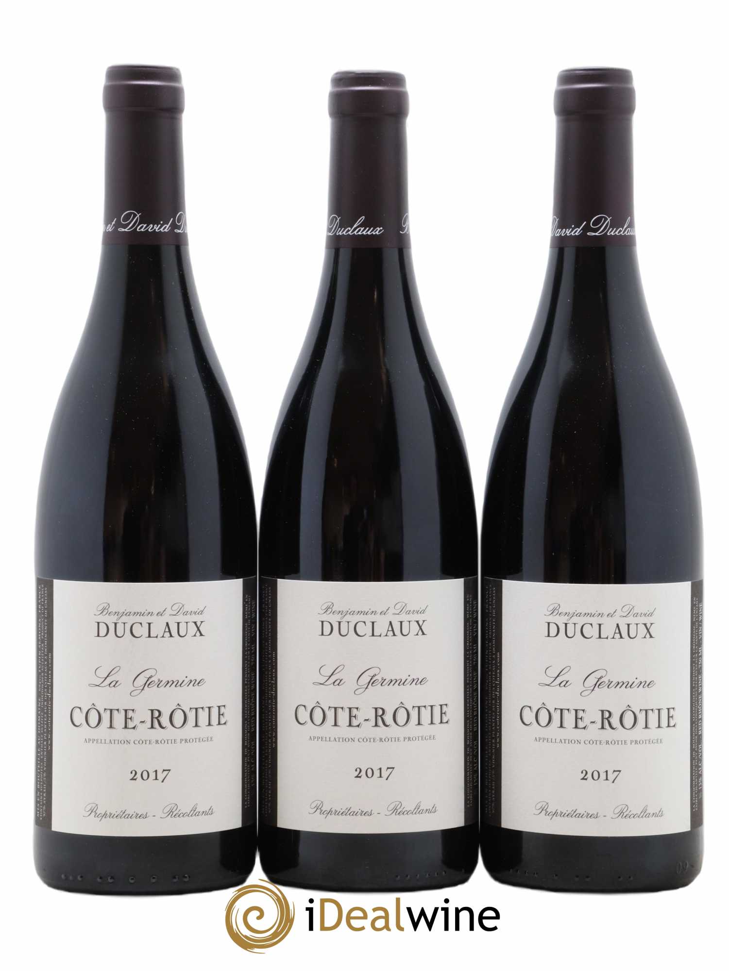 Côte-Rôtie La Germine Domaine Duclaux 2017 - Lot de 3 bouteilles - 0