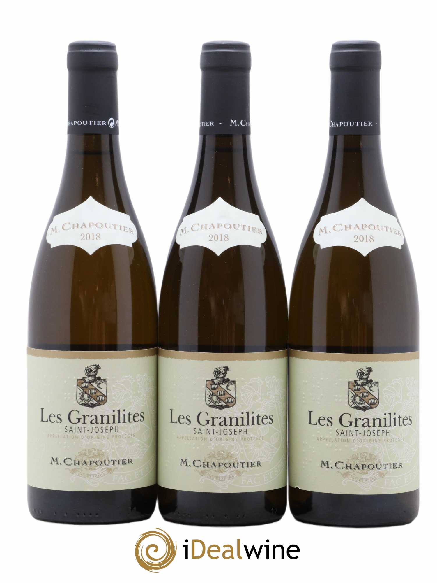 Saint-Joseph Les Granilites Chapoutier 2018 - Lot de 3 bouteilles - 0