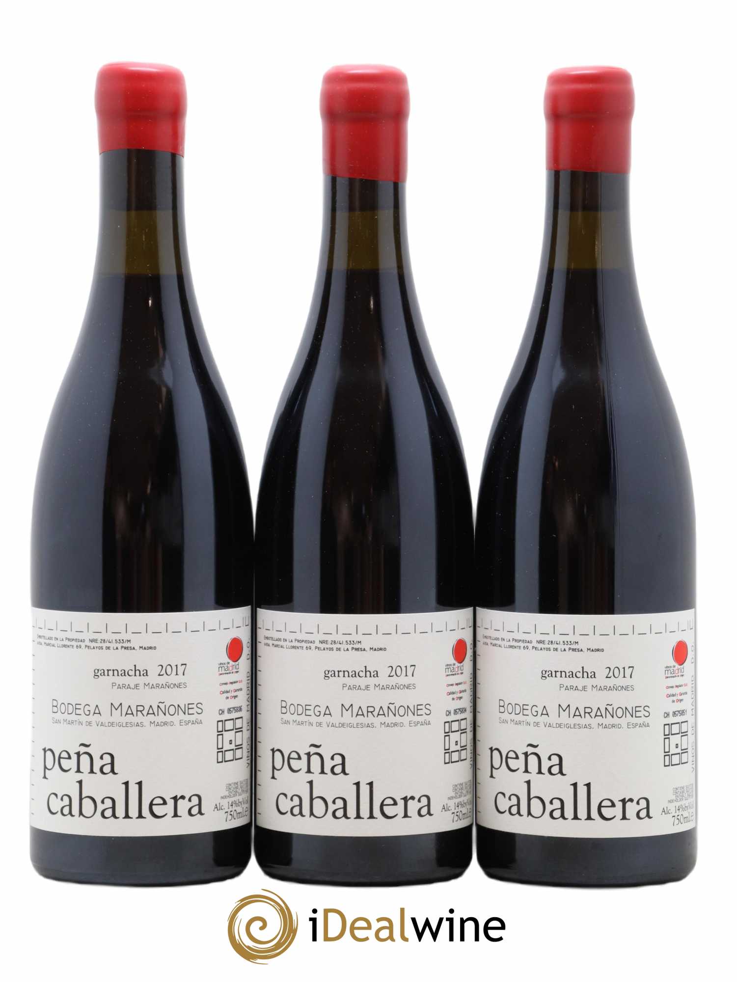 Espagne Pena Caballera Bodega Maranones 2017 - Posten von 3 Flaschen - 0