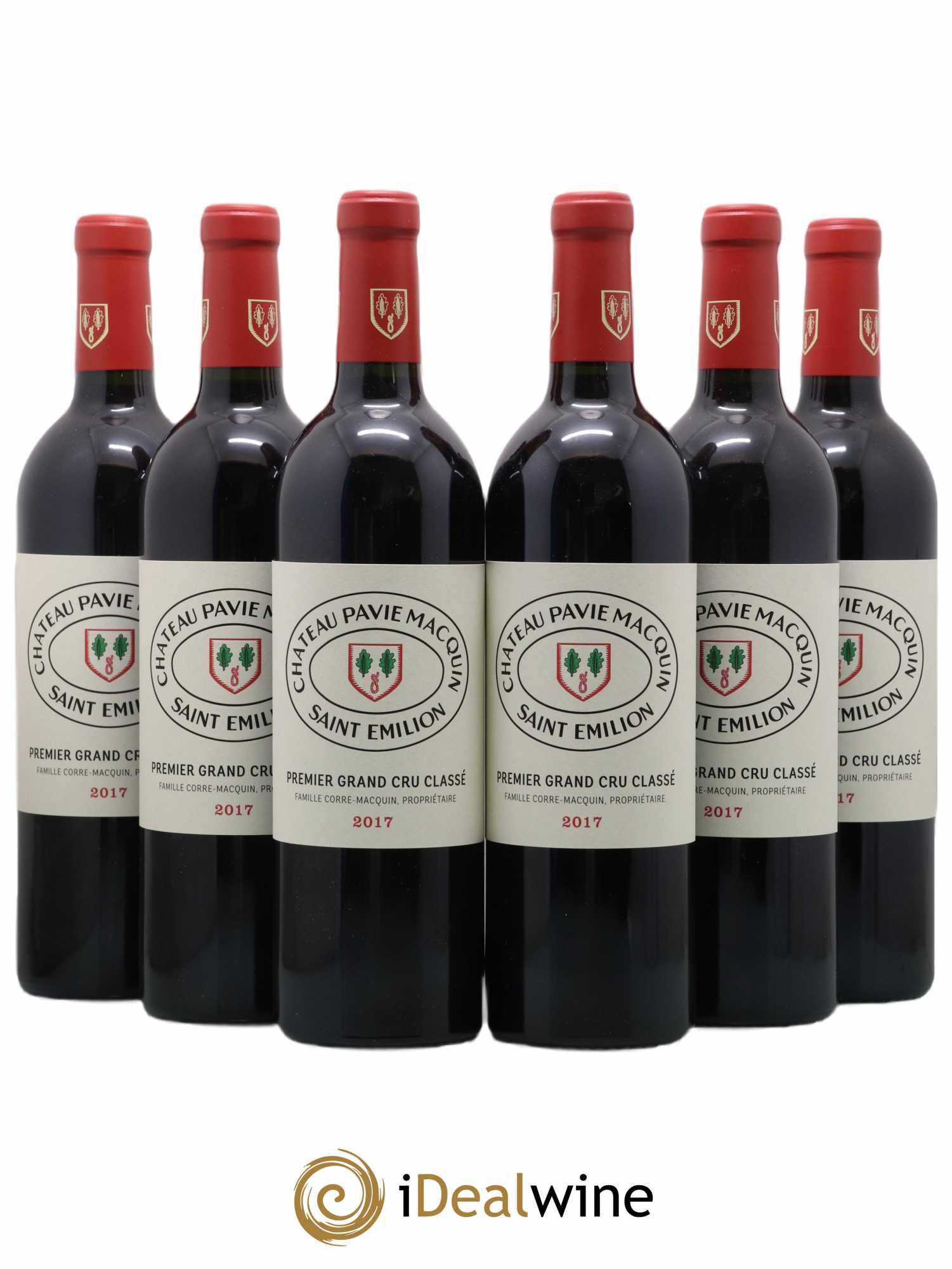 Château Pavie Macquin 1er Grand Cru Classé B 2017 - Lot de 6 bouteilles - 0