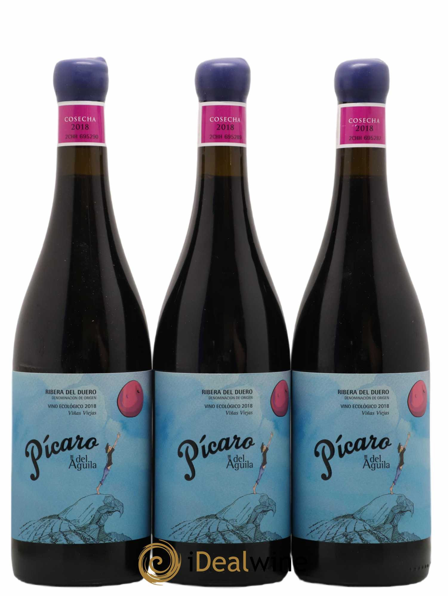 Ribera Del Duero DO Domino del Aguila Do Picaro Aguila 2018 - Lotto di 3 bottiglie - 0