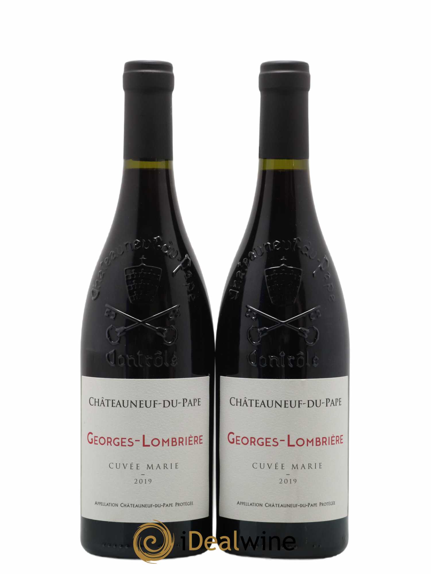 Châteauneuf-du-Pape Cuvee Marie Georges Lombriere 2019 - Lot de 2 bouteilles - 0