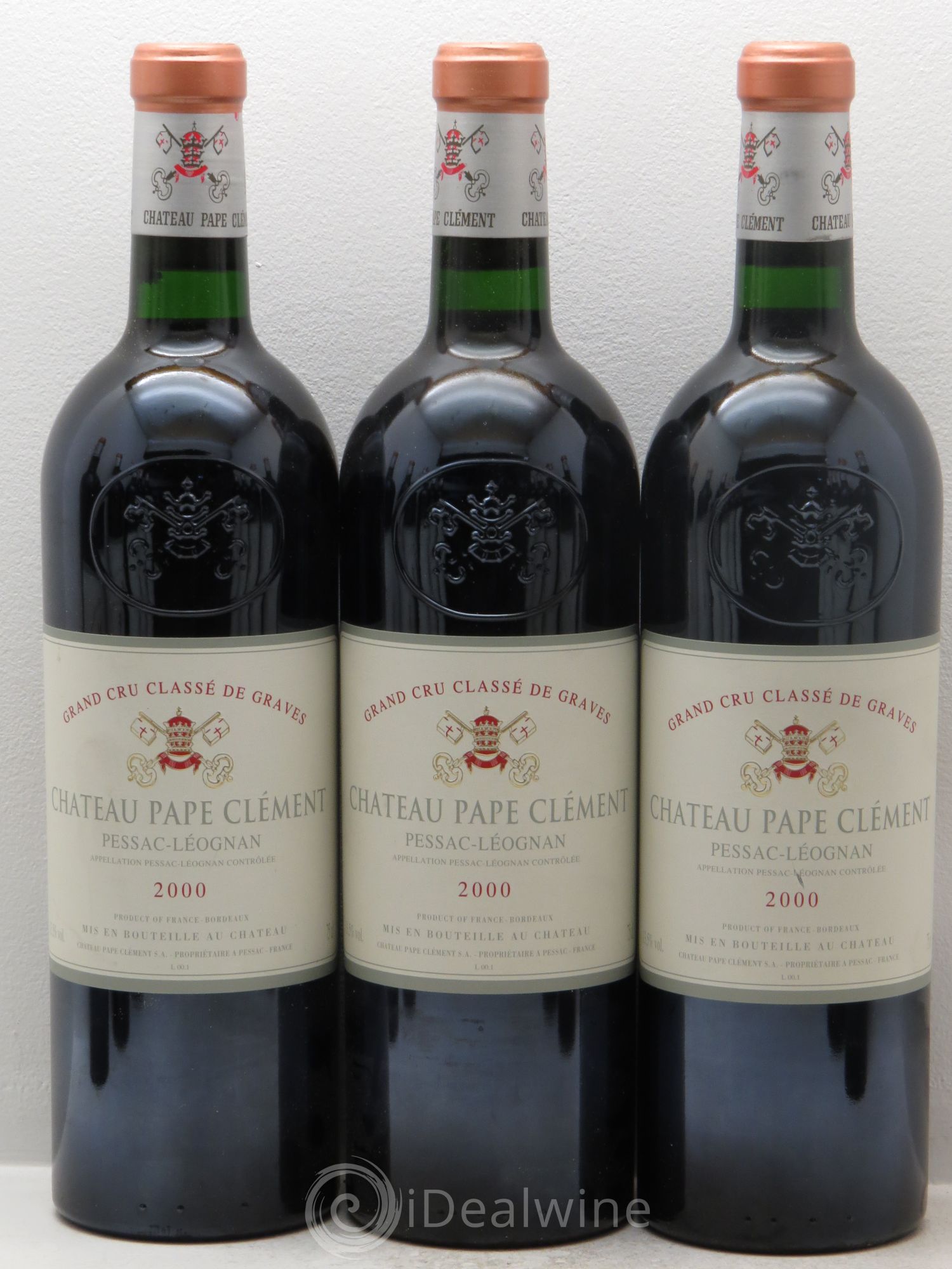 Château Pape Clément Cru Classé de Graves 2000 - Lot de 12 bouteilles - 1