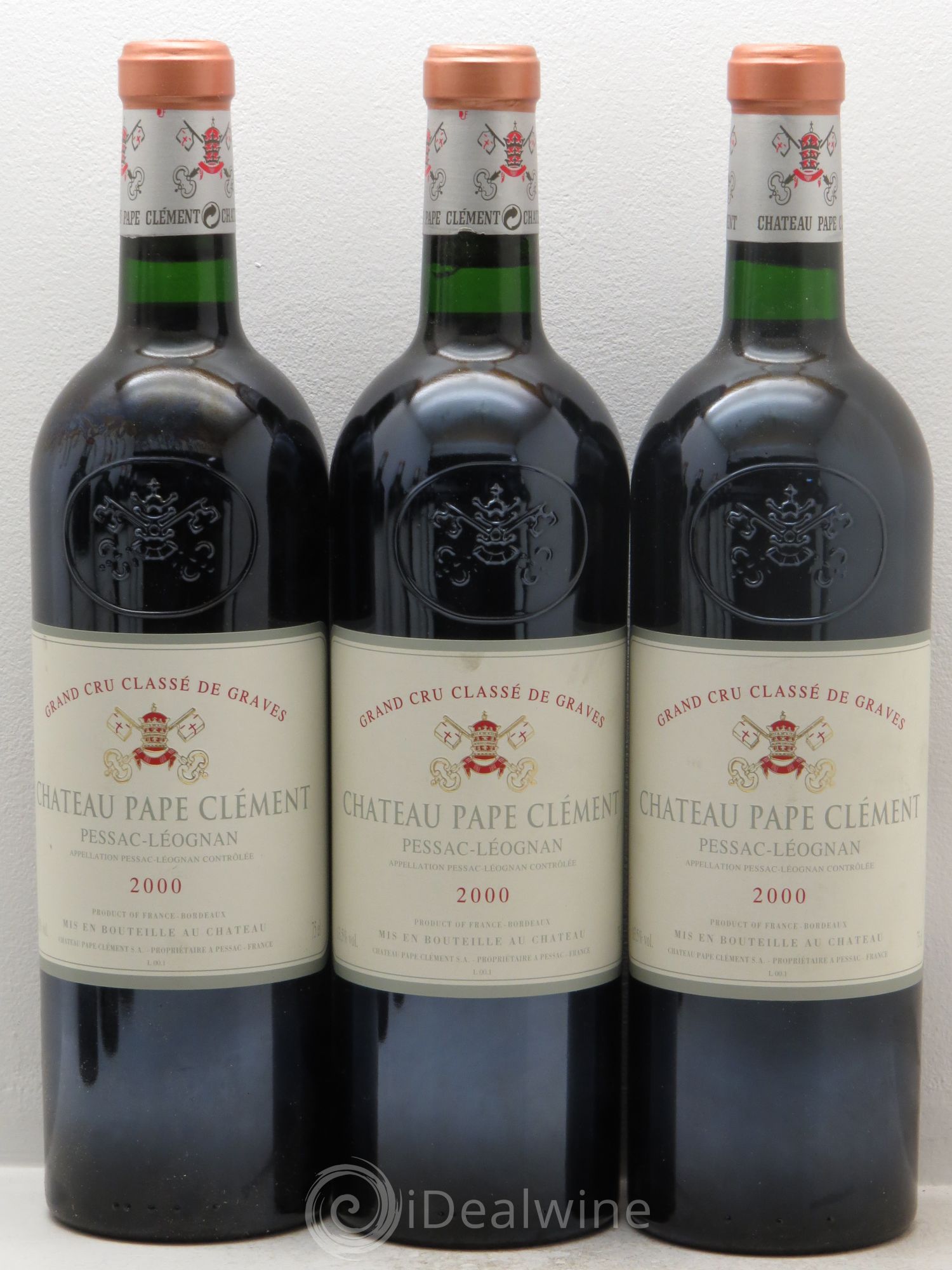Château Pape Clément Cru Classé de Graves 2000 - Lot de 12 bouteilles - 2