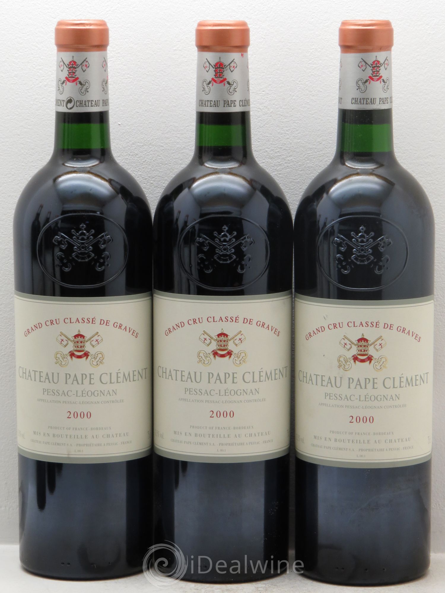 Château Pape Clément Cru Classé de Graves 2000 - Lot de 12 bouteilles - 3