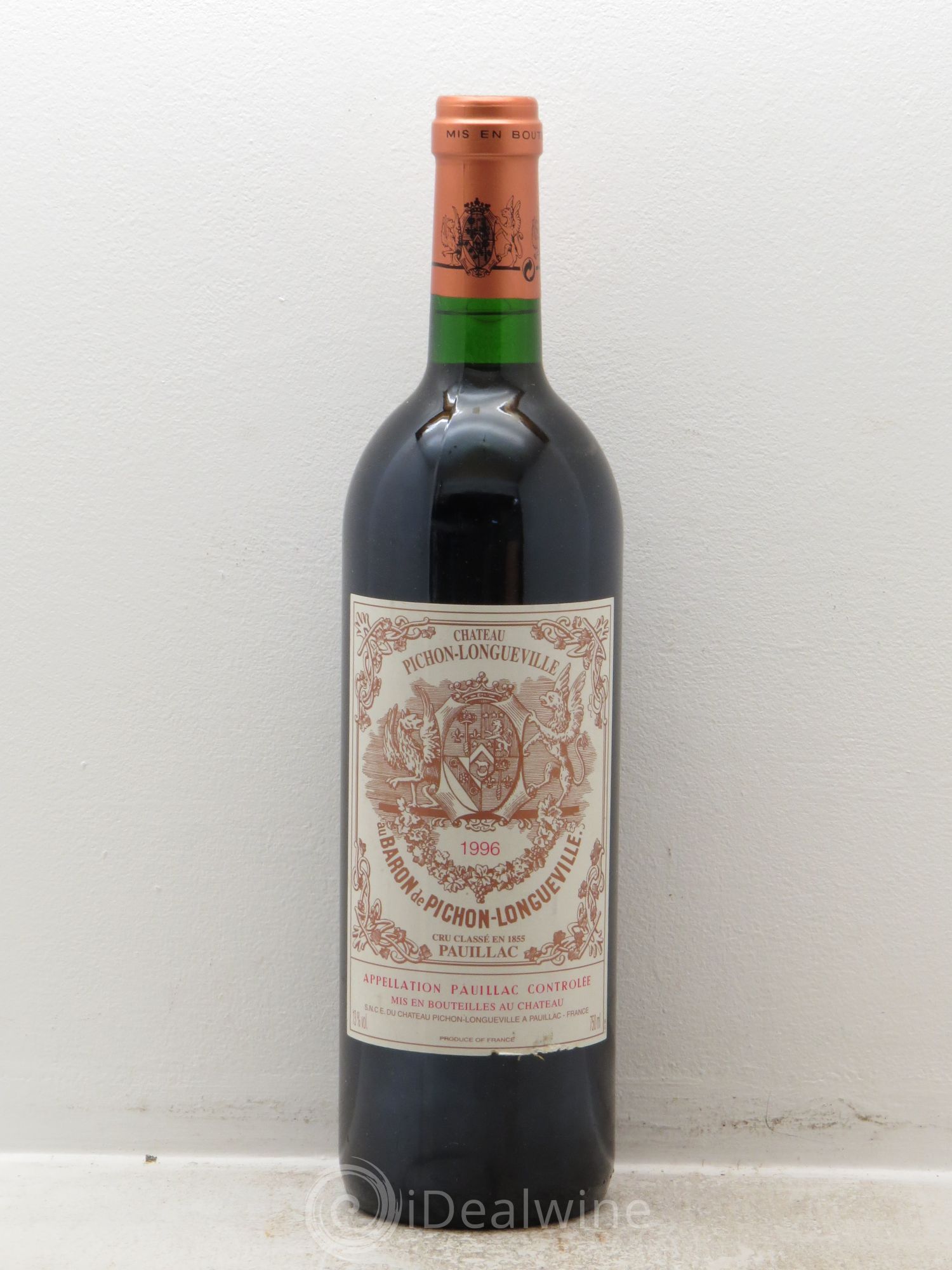 Pichon Longueville Baron 2ème Grand Cru Classé 1996 - Lot de 6 bouteilles - 0