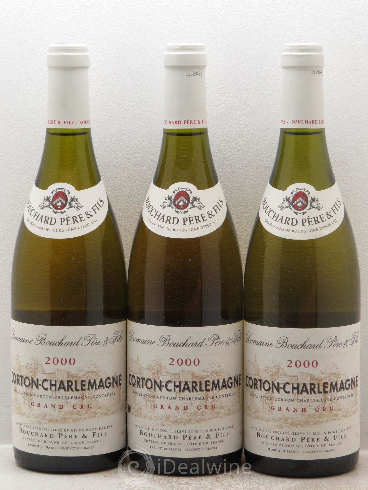 Corton-Charlemagne Grand Cru Bouchard Père & Fils 2000 - Lot de 3 bouteilles - 0