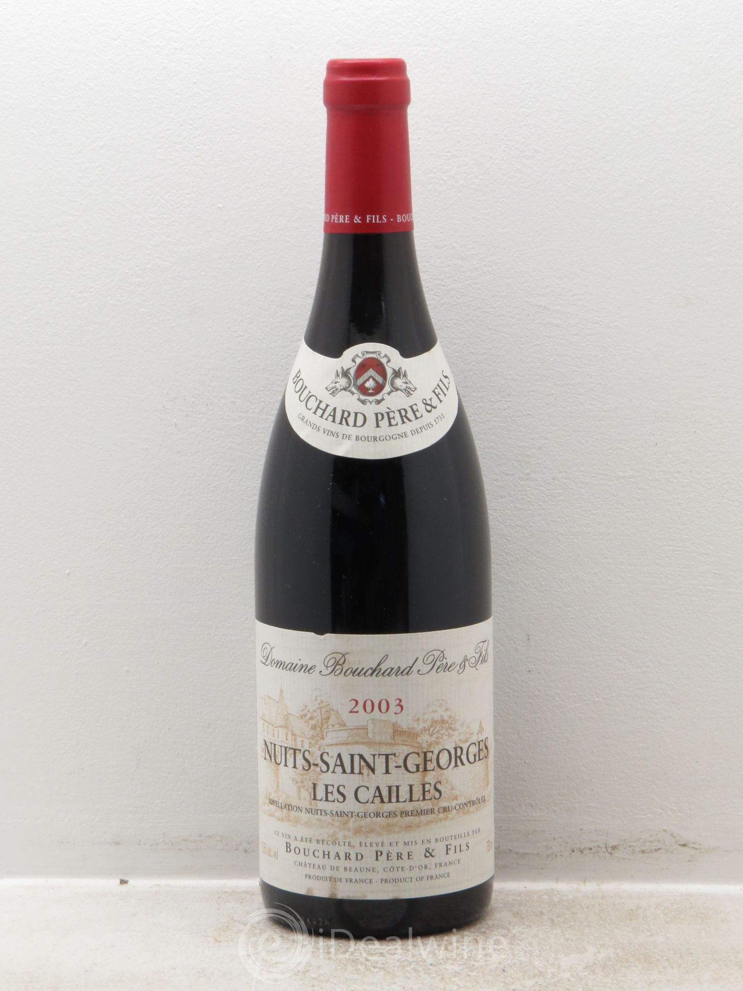 Nuits-Saint-Georges 1er Cru Les Cailles Bouchard Père & Fils 2003 - Lot de 6 bouteilles - 0