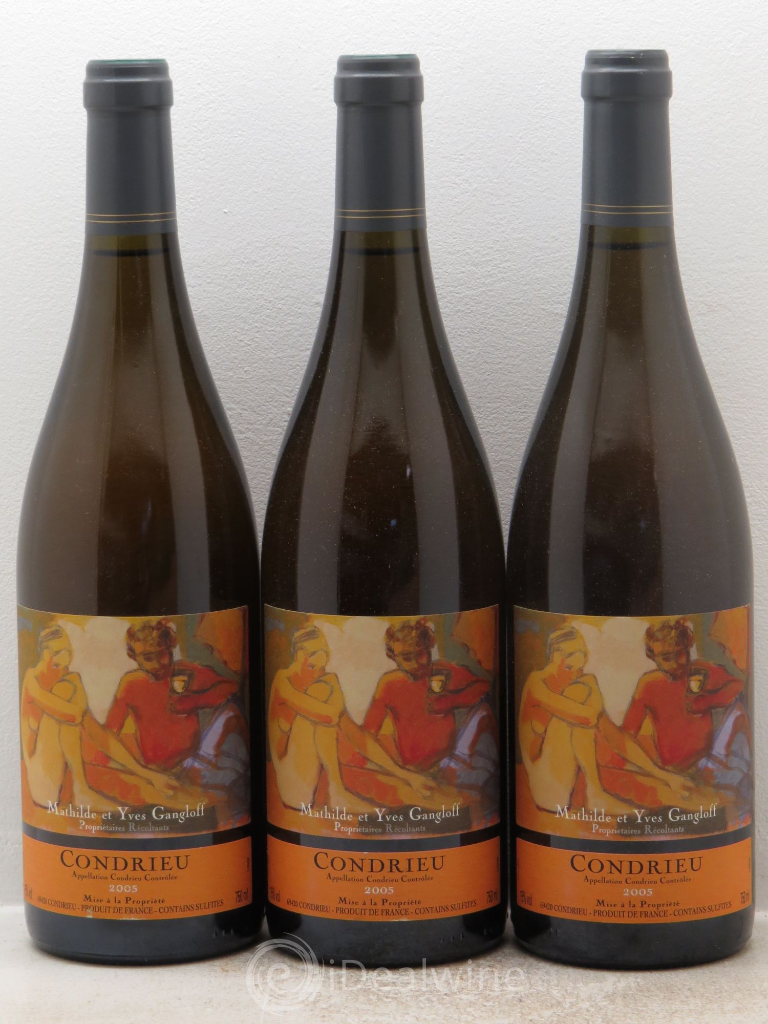 Condrieu Domaine Gangloff (Domaine) 2005 - Lot de 3 bouteilles - 0