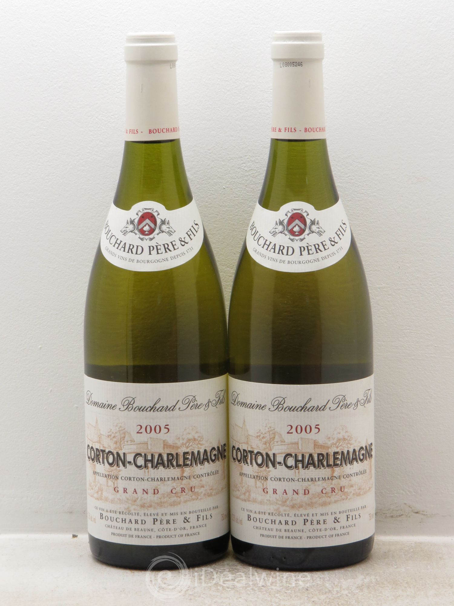 Corton-Charlemagne Grand Cru Bouchard Père & Fils 2005 - Lot de 2 bouteilles - 0