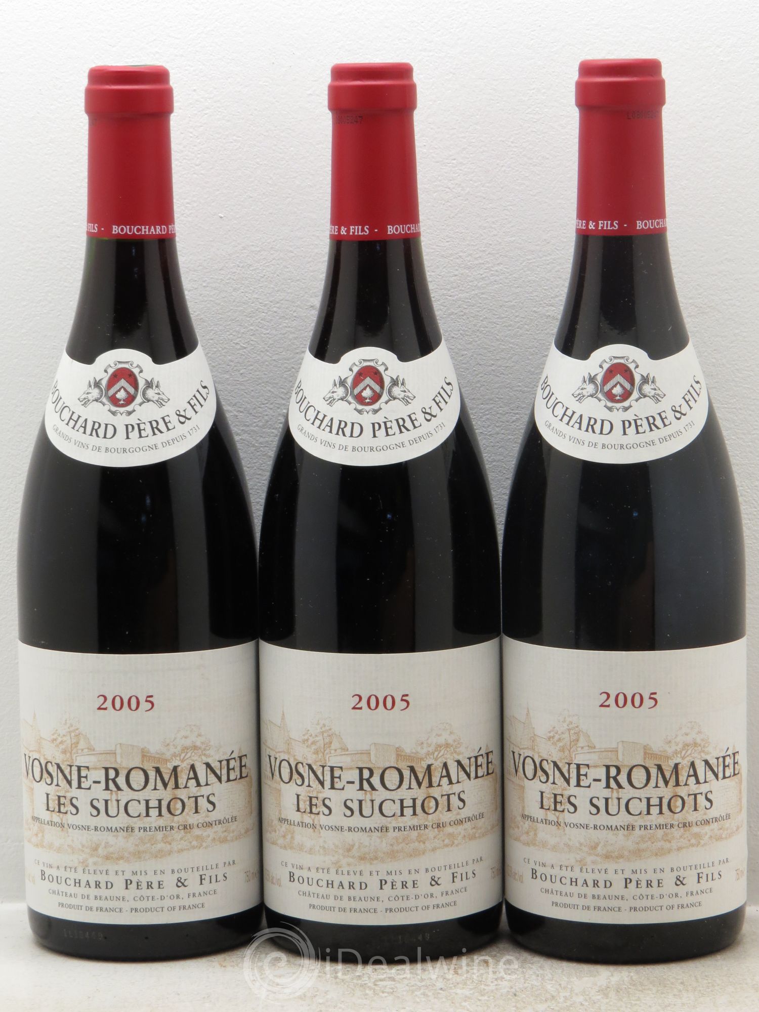 Vosne-Romanée 1er Cru Les Suchots Bouchard Père & Fils 2005 - Lot de 3 bouteilles - 0