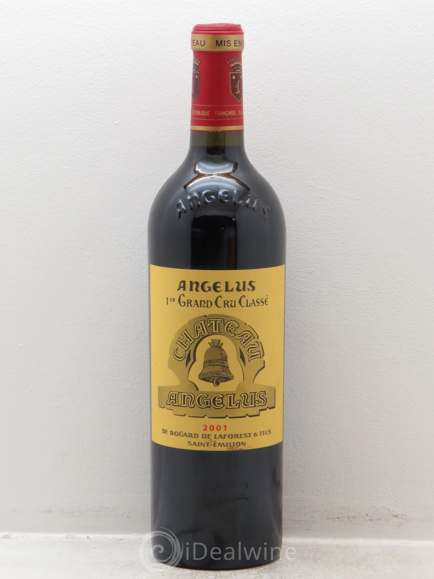Château Angélus 1er Grand Cru Classé A 2001 - Lot de 1 bouteille - 0