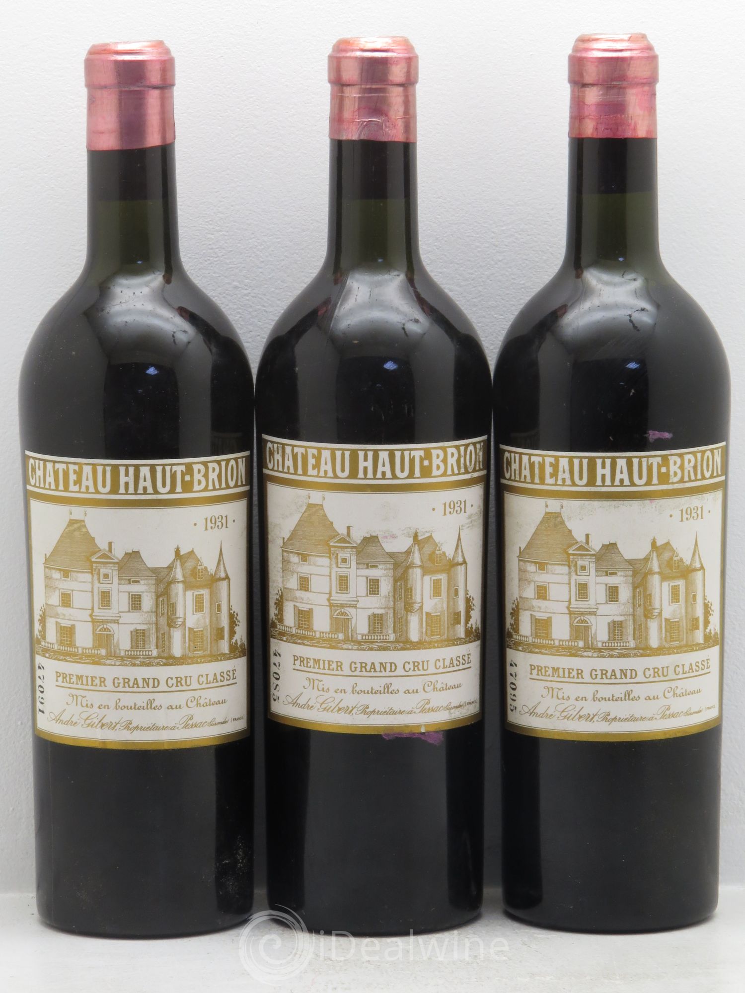 Château Haut Brion 1er Grand Cru Classé 1931 - Lot de 12 bouteilles - 4