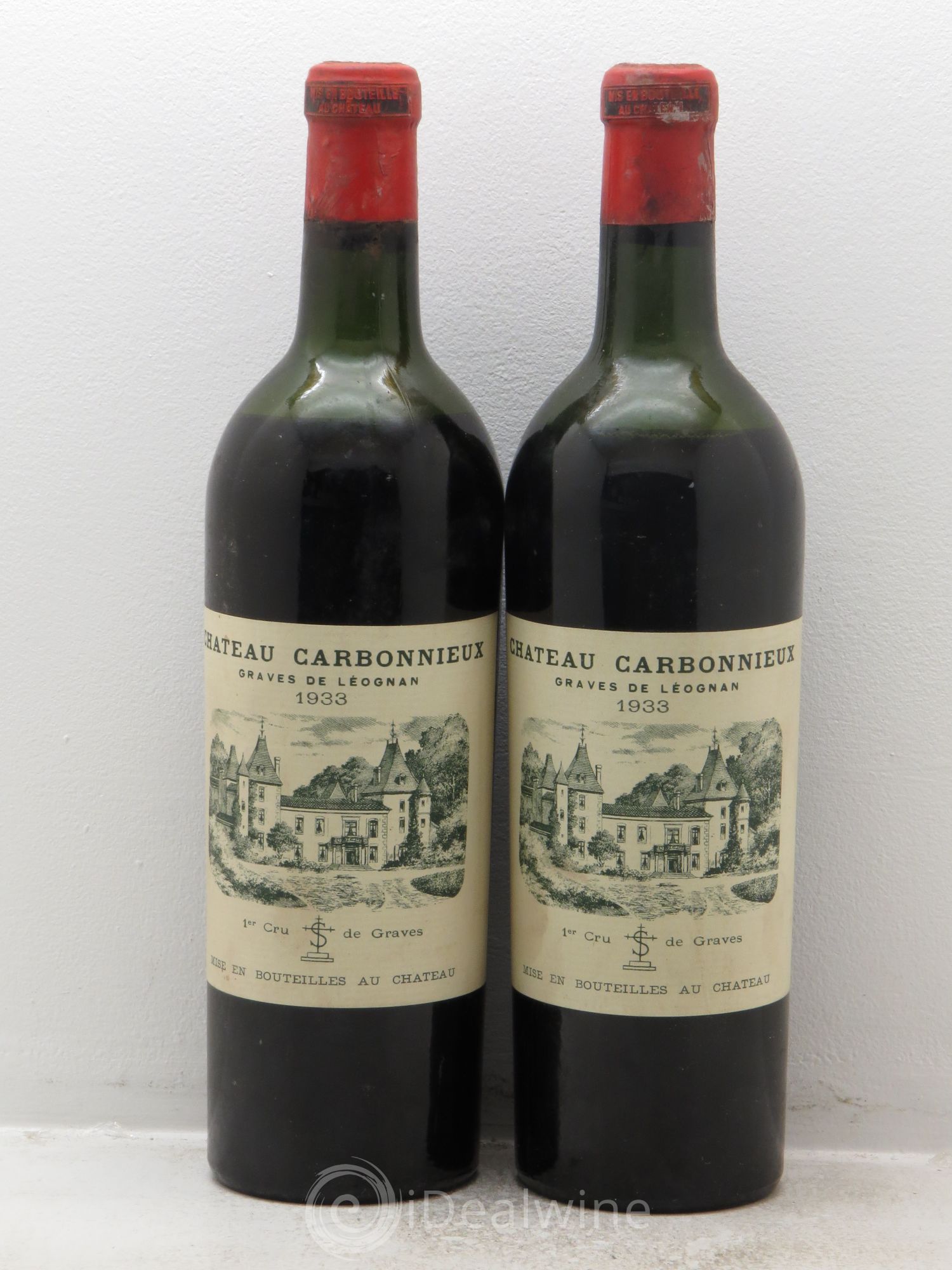Château Carbonnieux Cru Classé de Graves 1933 - Lot de 11 bouteilles - 4