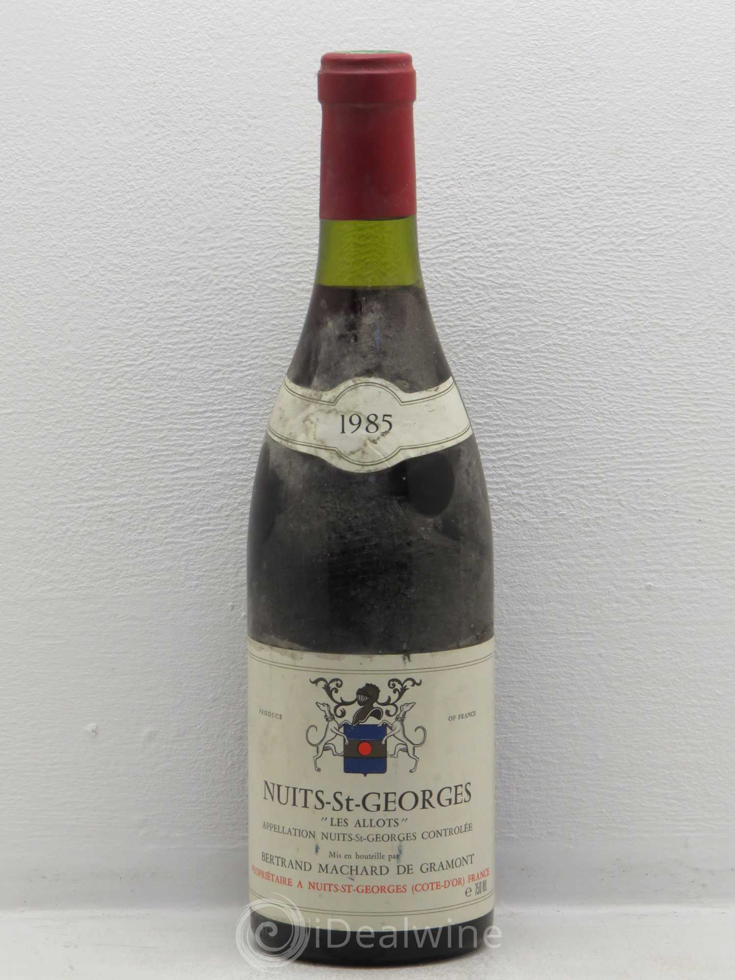 Nuits-Saint-Georges Les Allots Bertrand Machard De Gramont 1985 - Posten von 1 Flasche - 0