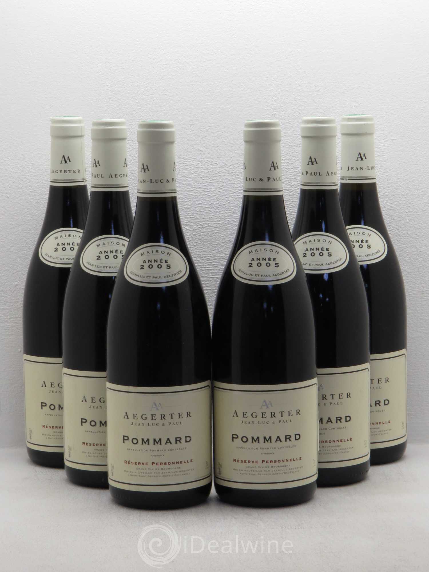 Pommard Aegerter réserve personnelle 2005 - Posten von 6 Flaschen - 0