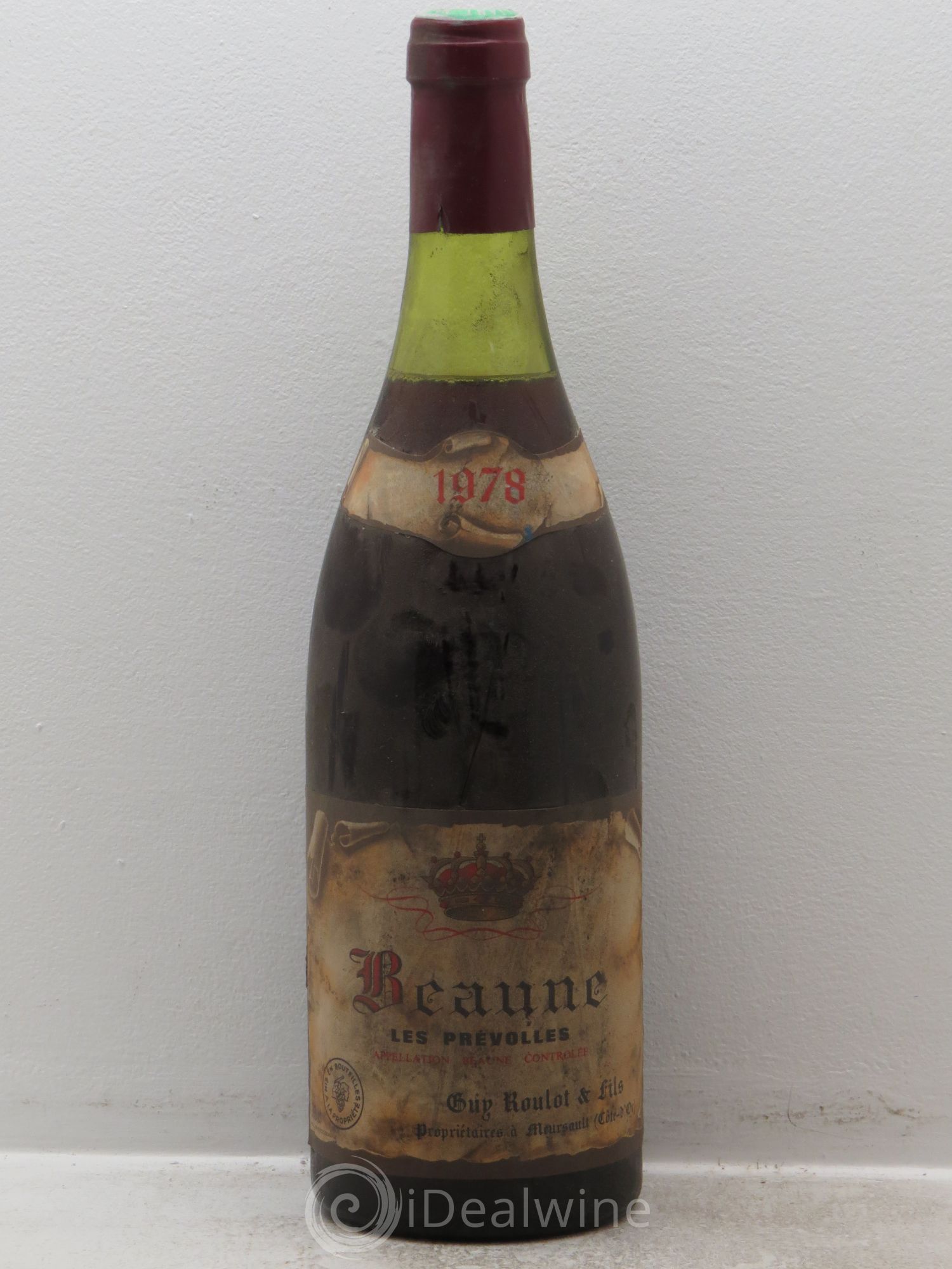 Beaune Les Prévolles Domaine Roulot 1978 - Posten von 1 Flasche - 0
