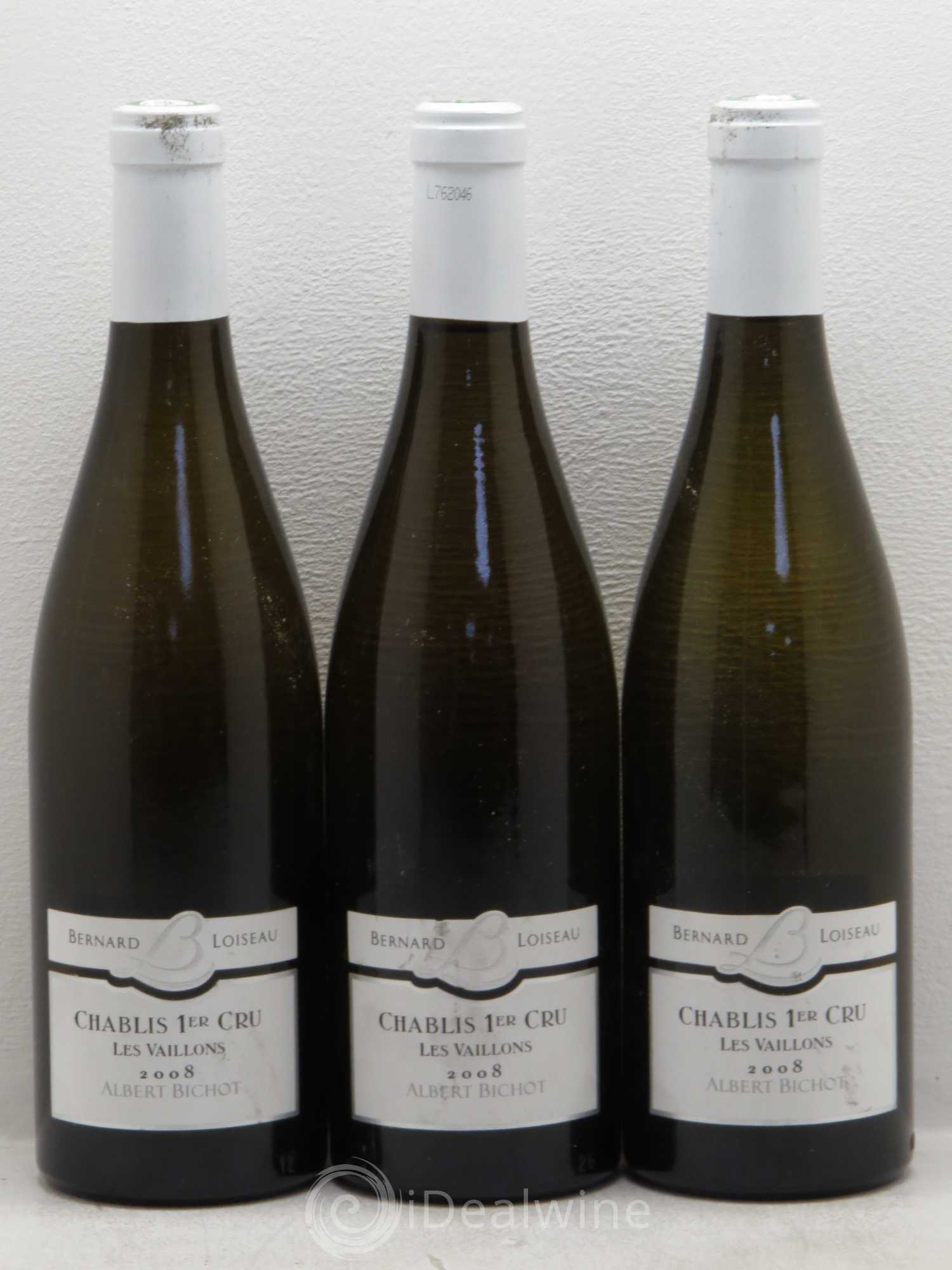Chablis 1er Cru Vaillons Bernard Loiseau Albert Bichot 2008 - Posten von 6 Flaschen - 1