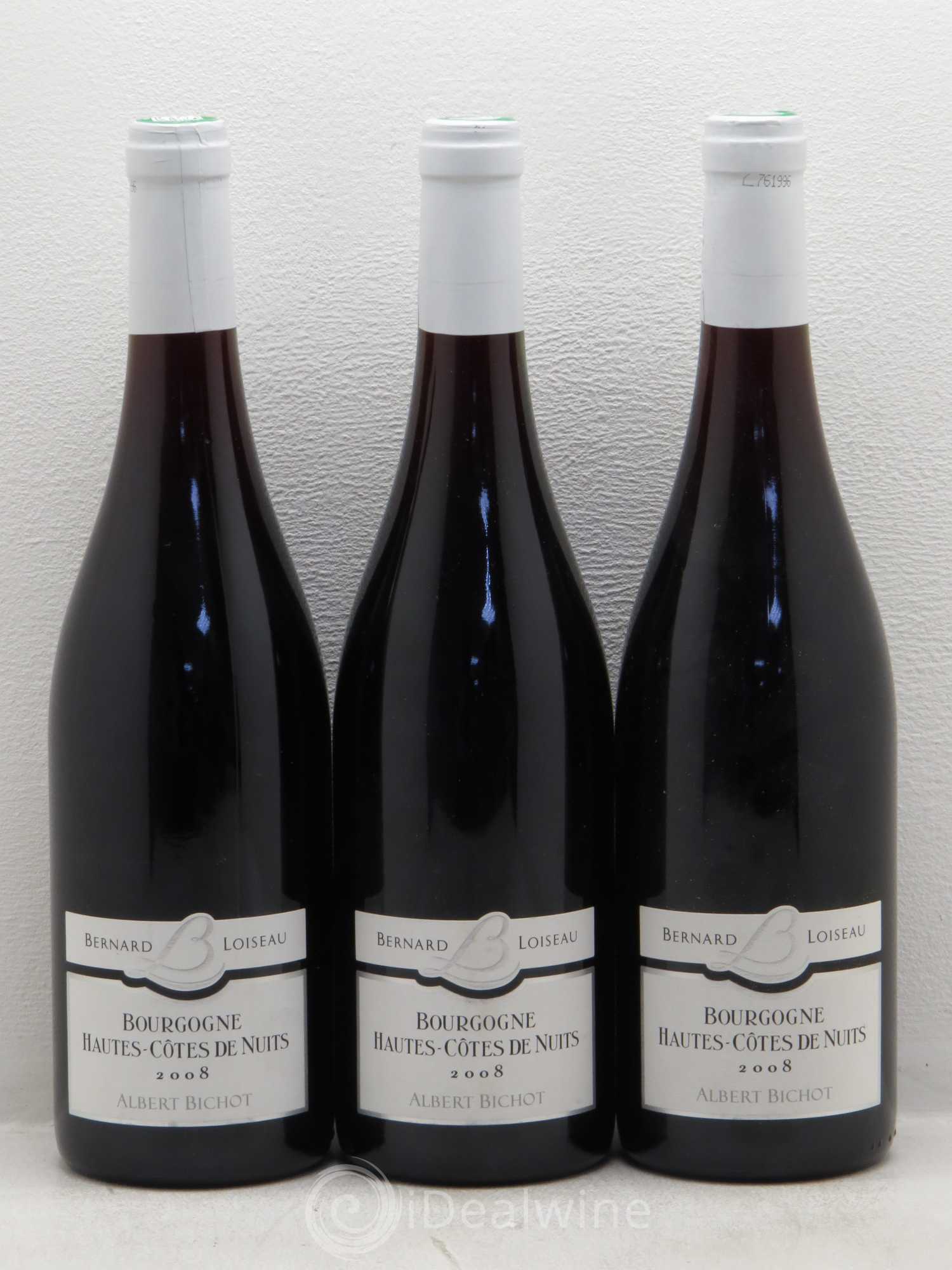 Hautes-Côtes de Nuits Bernard Loiseau Albert Bichot 2008 - Posten von 6 Flaschen - 1