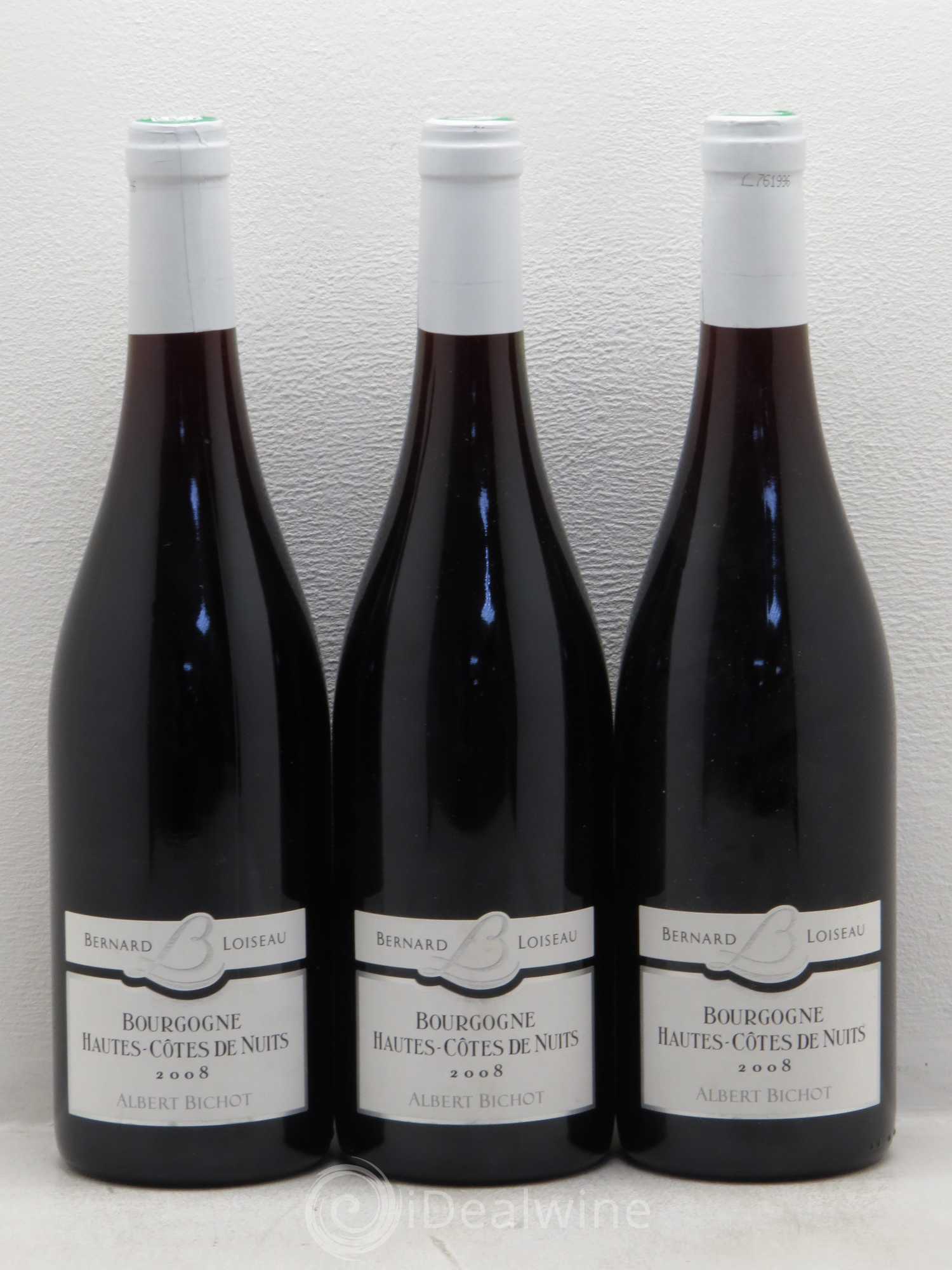 Hautes-Côtes de Nuits Bernard Loiseau Albert Bichot 2008 - Posten von 6 Flaschen - 2