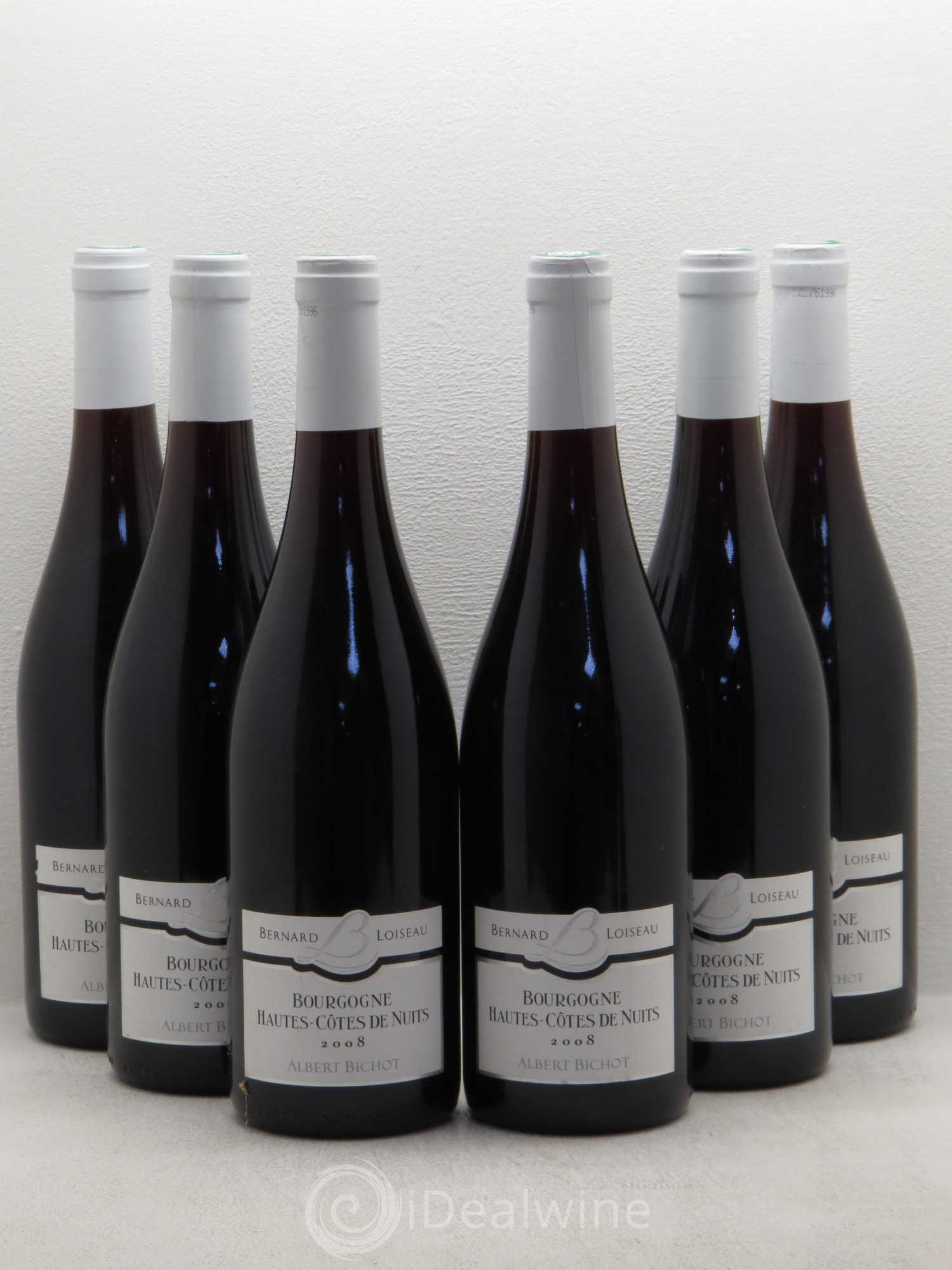 Hautes-Côtes de Nuits Bernard Loiseau Albert Bichot 2008 - Posten von 6 Flaschen - 0