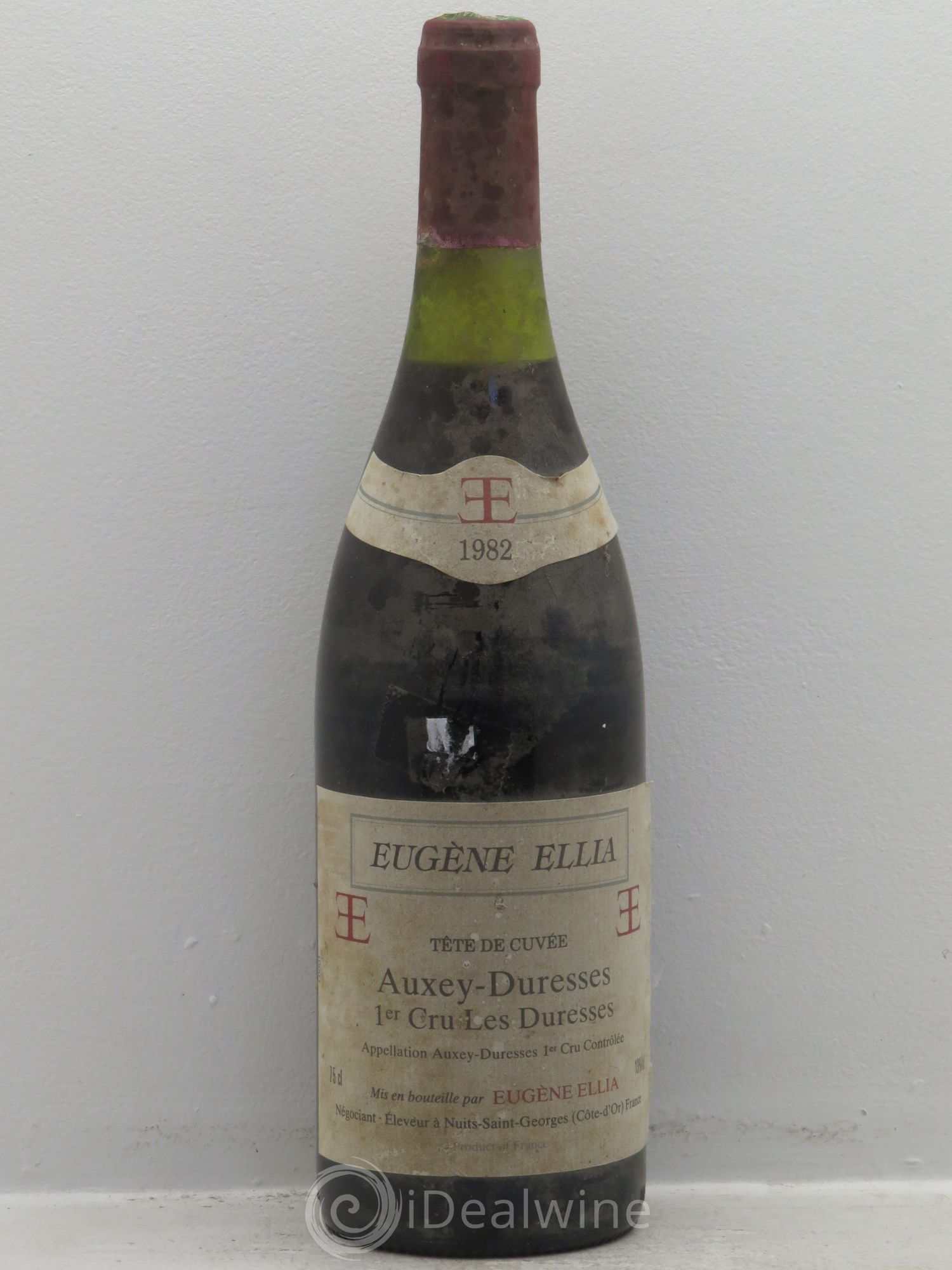 Auxey-Duresses 1er Cru E. Ellia 1982 - Lot de 1 bouteille - 0