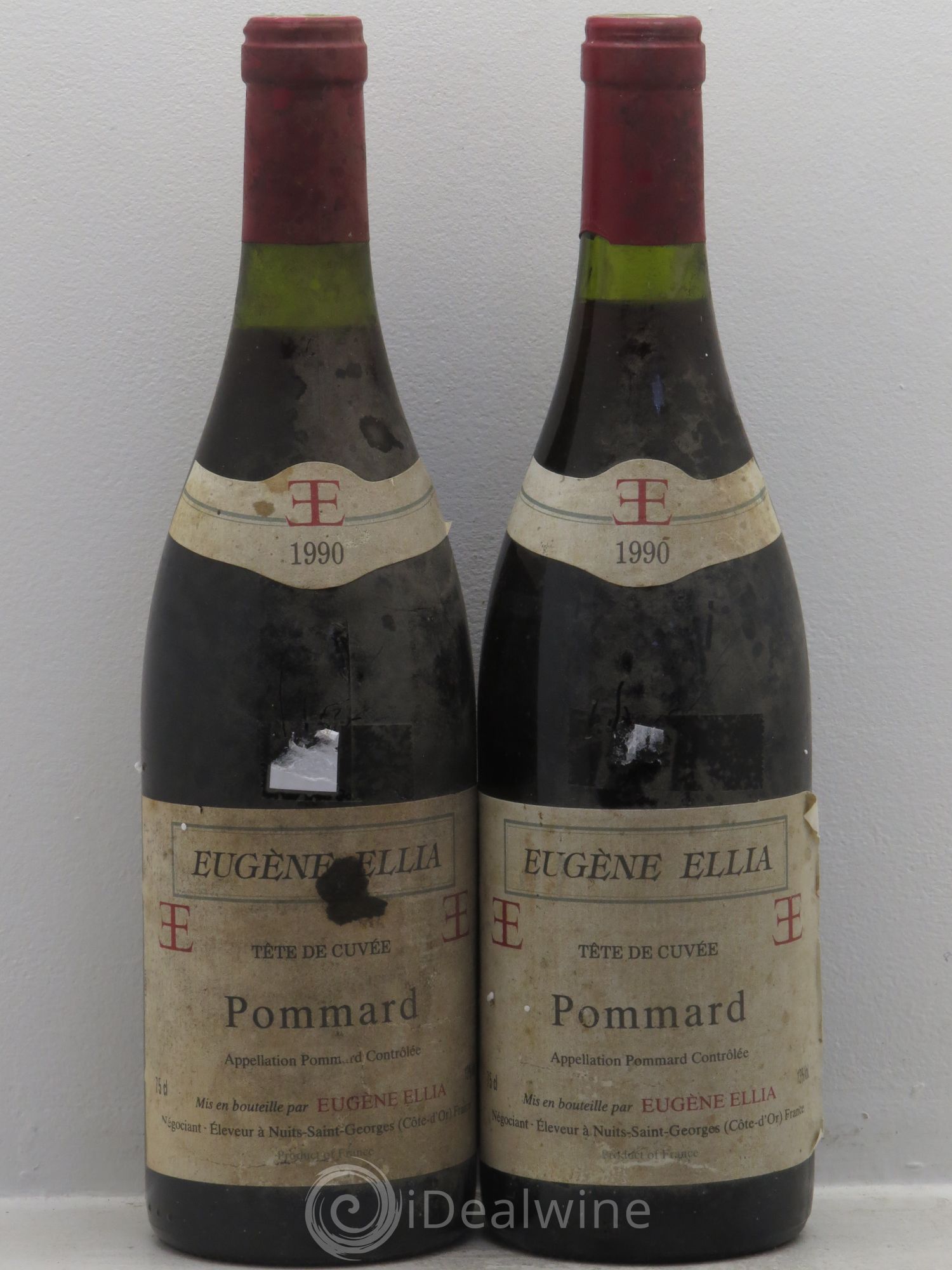 Pommard E. Ellia 1990 - Posten von 2 Flaschen - 0