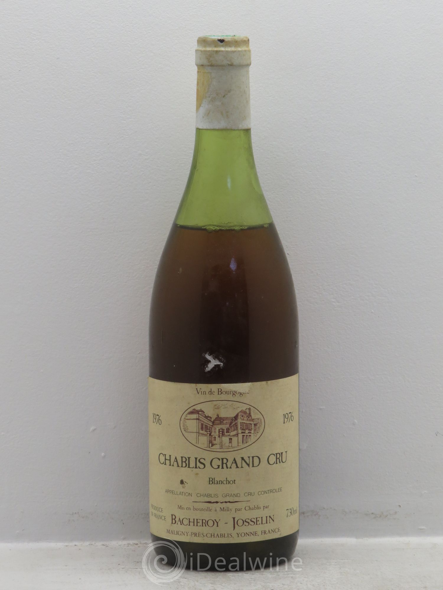 Chablis Grand Cru Bacheroy Josselin 1976 - Posten von 1 Flasche - 0