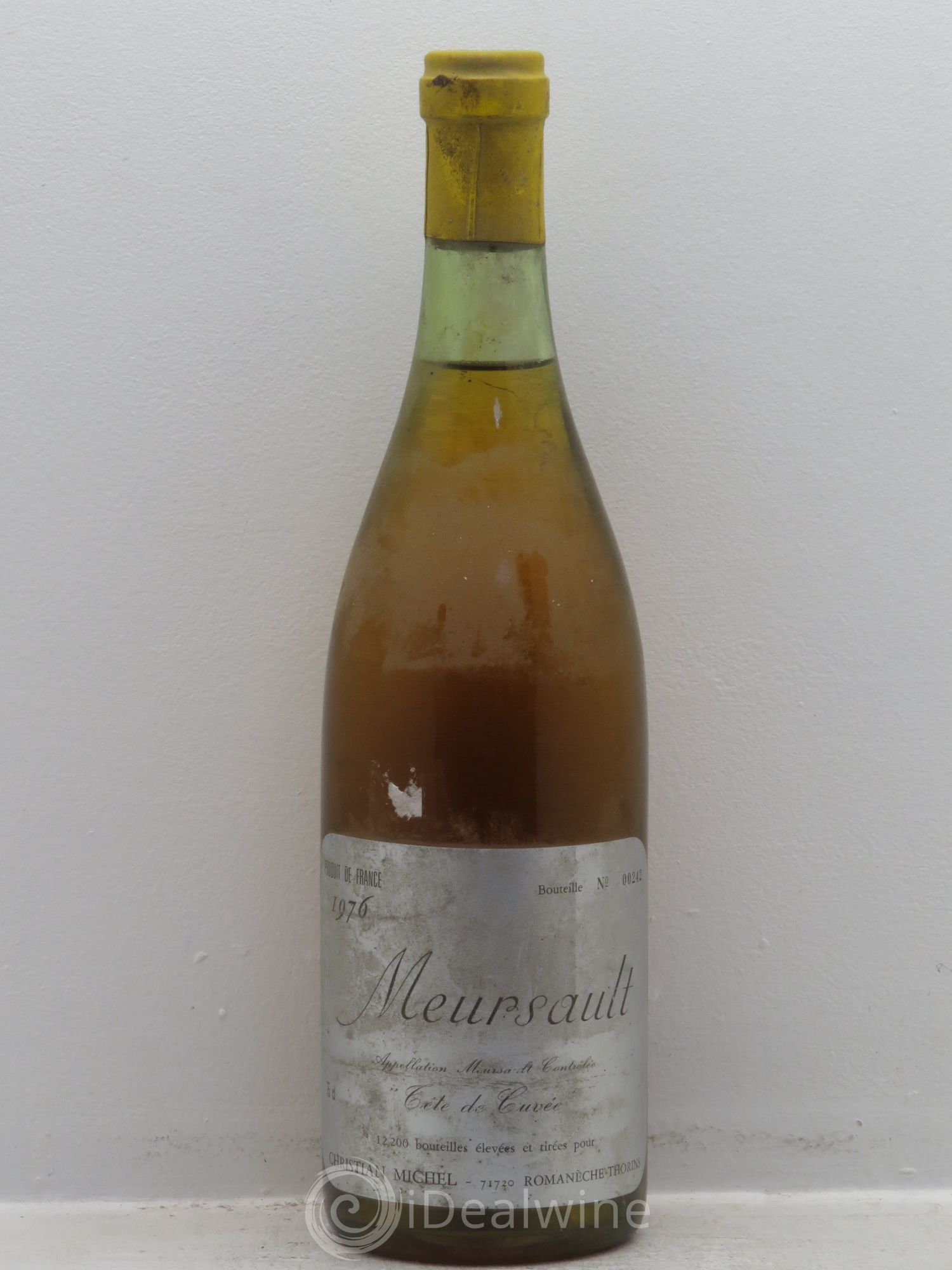 Meursault Tête de Cuvée - C. Michel 1976 - Posten von 1 Flasche - 0