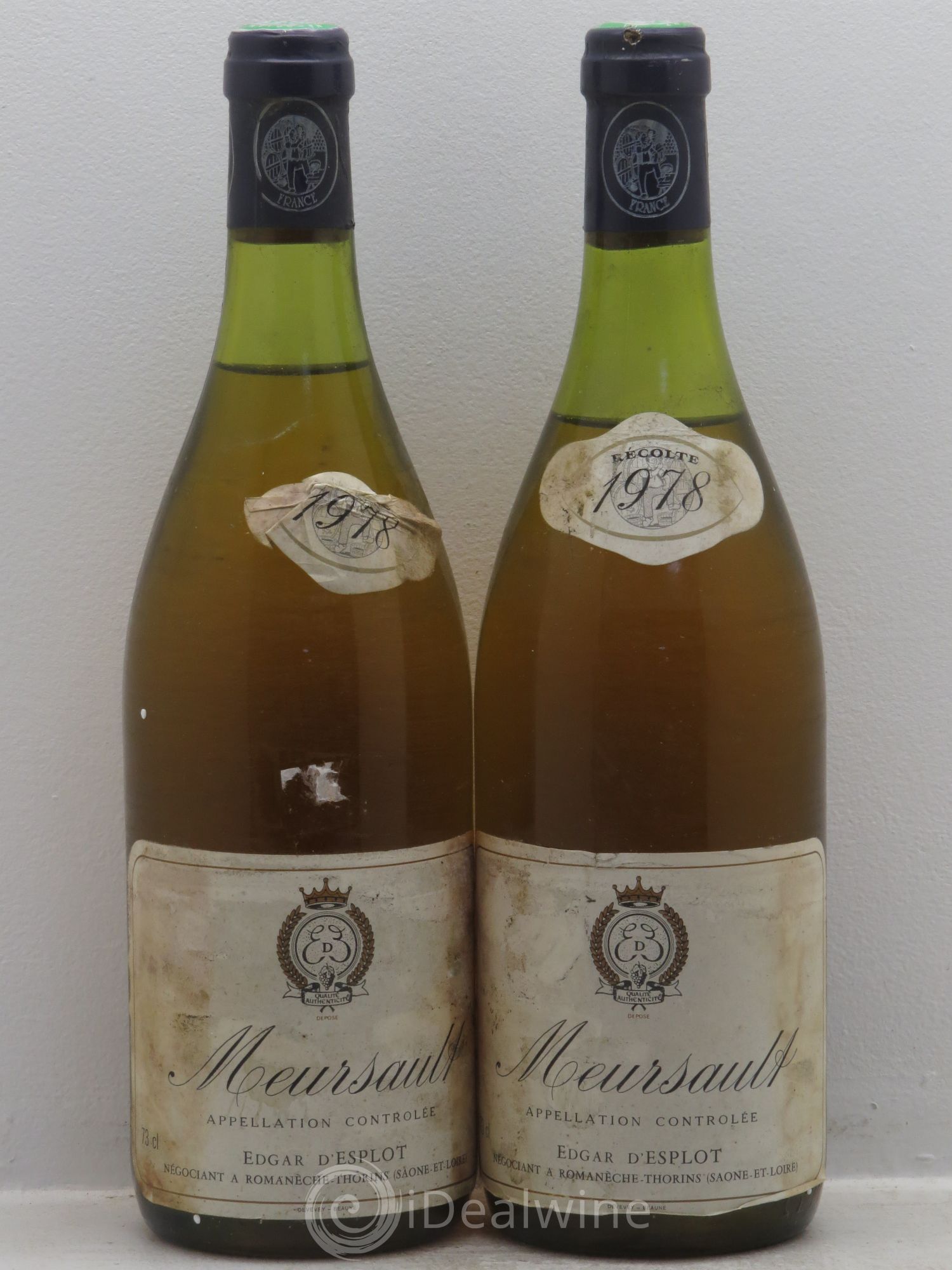 Meursault Edgar D. Esplot 1978 - Posten von 2 Flaschen - 0