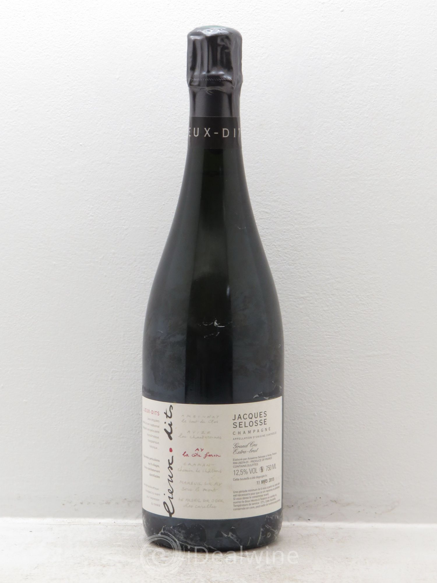 La Côte Faron Blanc de Noirs Grand Cru Extra-Brut Jacques Selosse - Lot de 1 bouteille - 0