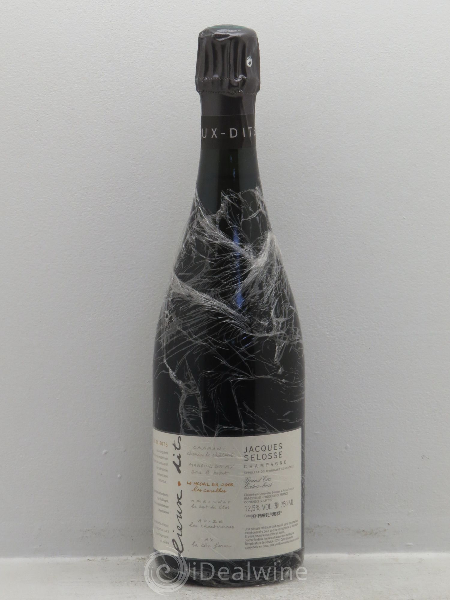 Les Carelles Blanc de Blancs Jacques Selosse - Lot de 1 bouteille - 0