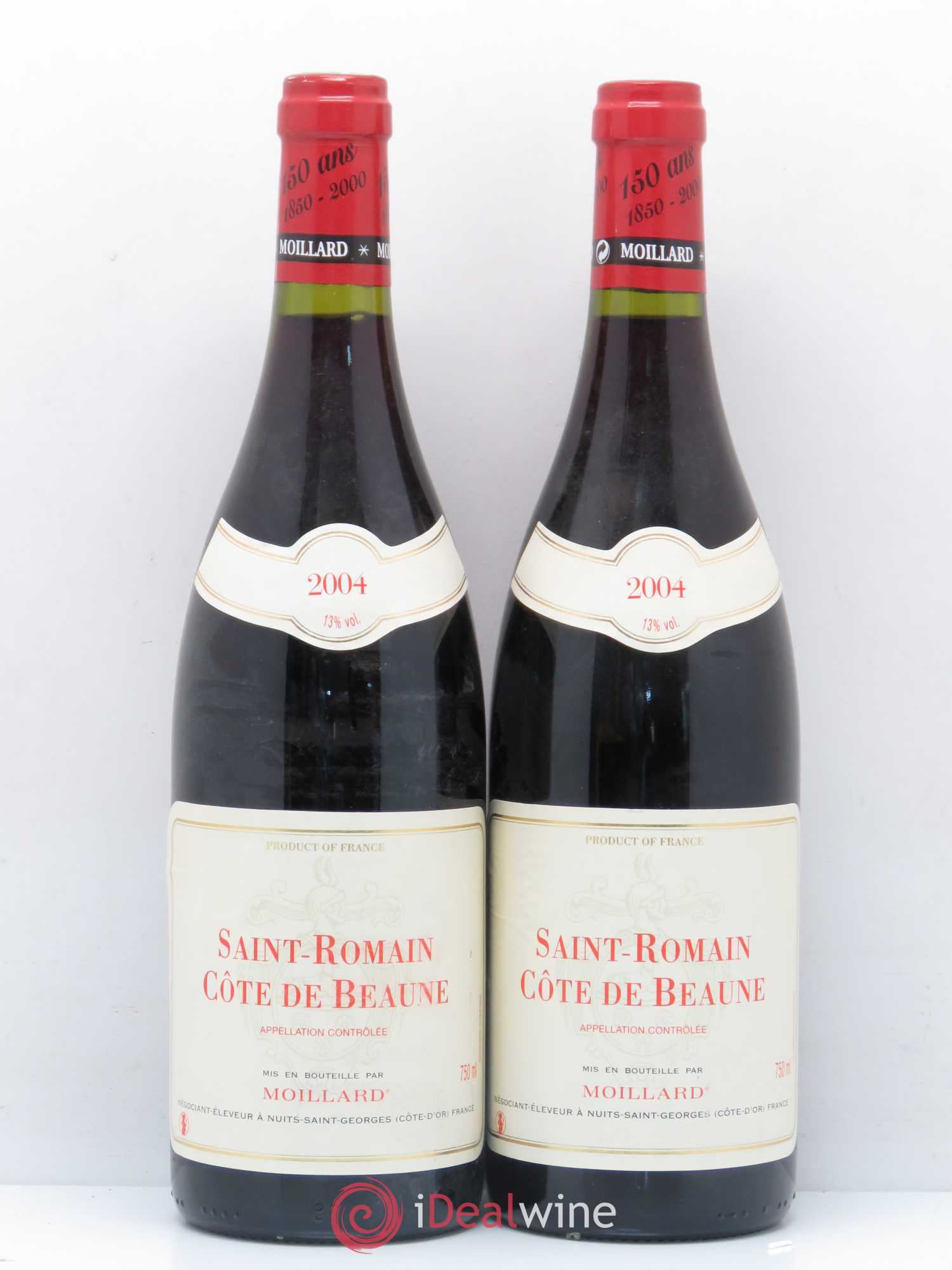 Saint-Romain Moillard 2004 - Lot de 2 bouteilles - 0