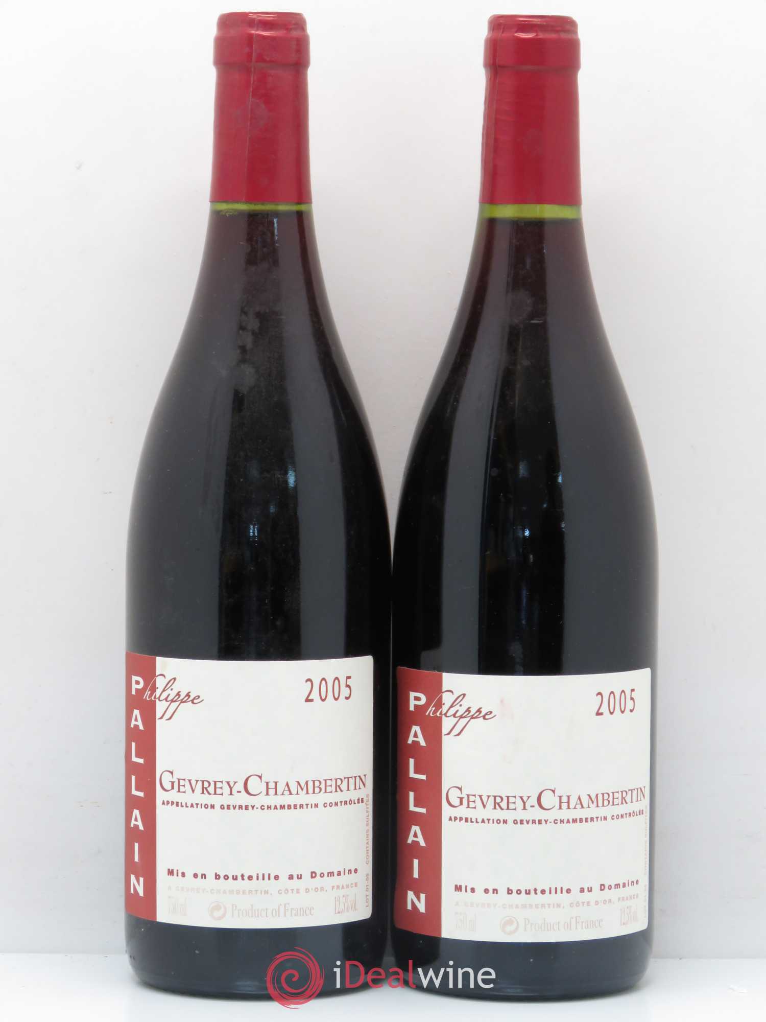 Gevrey-Chambertin Pallain Philippe 2005 - Posten von 2 Flaschen - 0