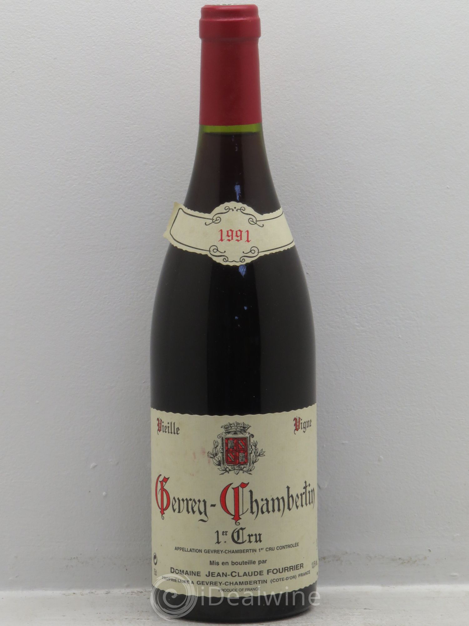 Gevrey-Chambertin 1er Cru Vieille Vigne Domaine Fourrier 1991 - Posten von 1 Flasche - 0