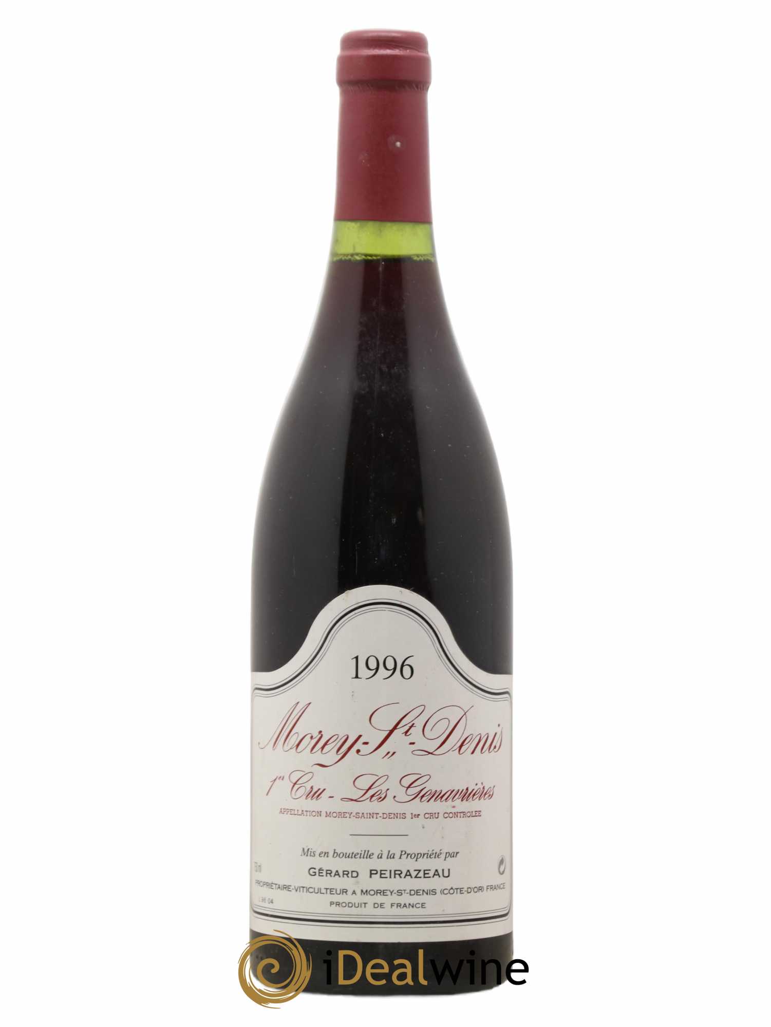 Morey-Saint-Denis 1er Cru Les Genavrières Gerard Peirazeau 1996 - Posten von 1 Flasche - 0