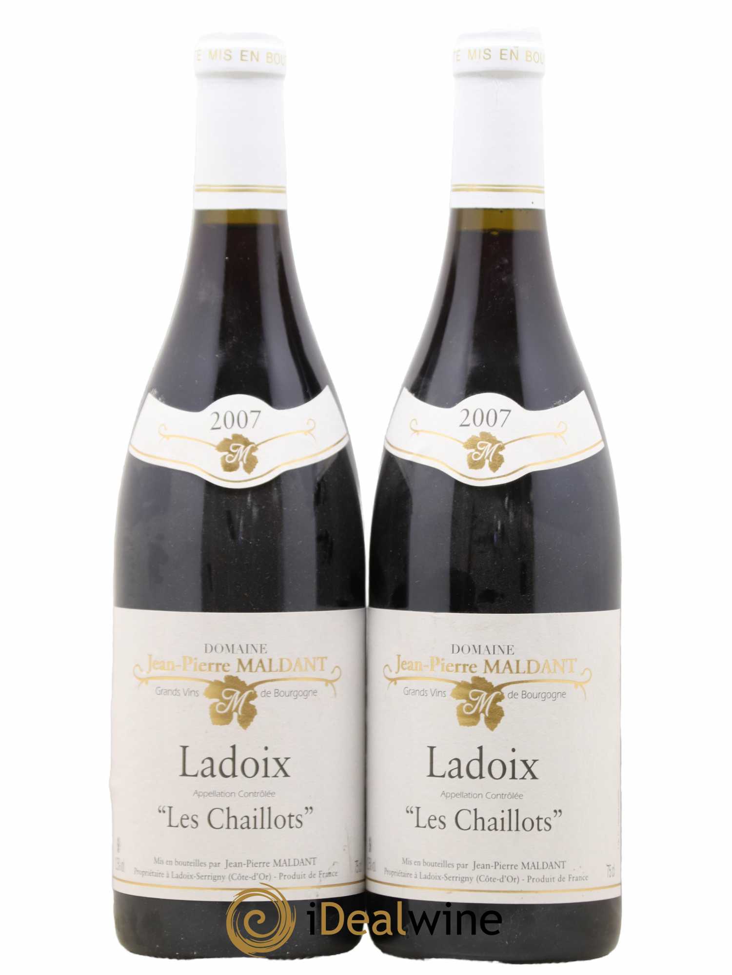 Ladoix Les Chaillots Domaine Jean Pierre Maldant 2007 - Posten von 2 Flaschen - 0