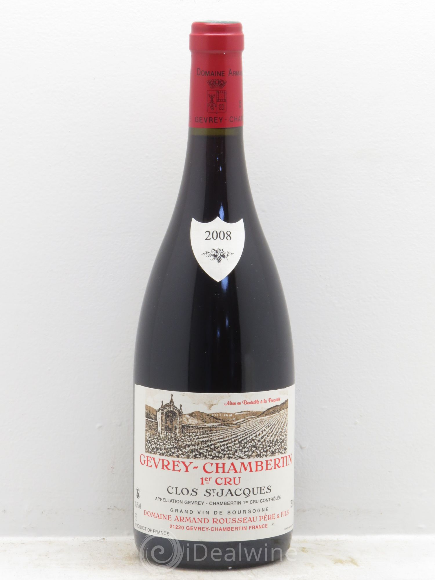 Gevrey-Chambertin 1er Cru Clos Saint-Jacques Armand Rousseau (Domaine) 2008 - Lot de 1 bouteille - 0