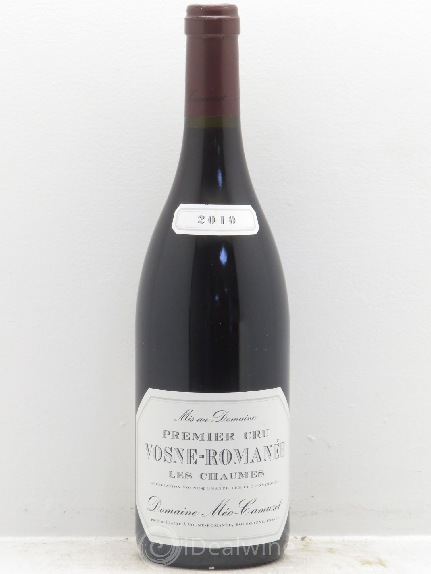Vosne-Romanée 1er Cru Les Chaumes Méo-Camuzet (Domaine) 2010 - Lot de 1 bouteille - 0