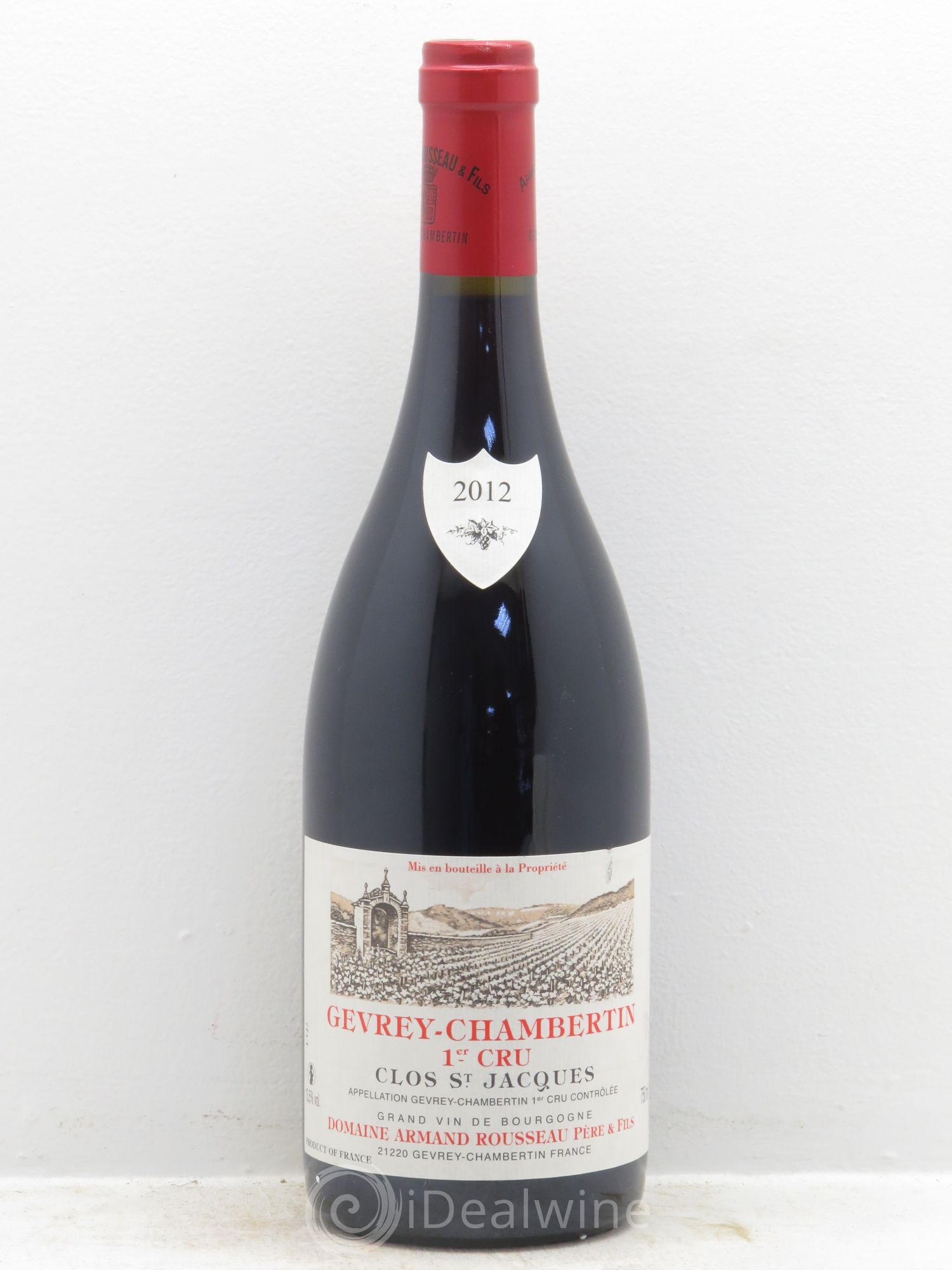 Gevrey-Chambertin 1er Cru Clos Saint-Jacques Armand Rousseau (Domaine) 2012 - Lot de 1 bouteille - 0